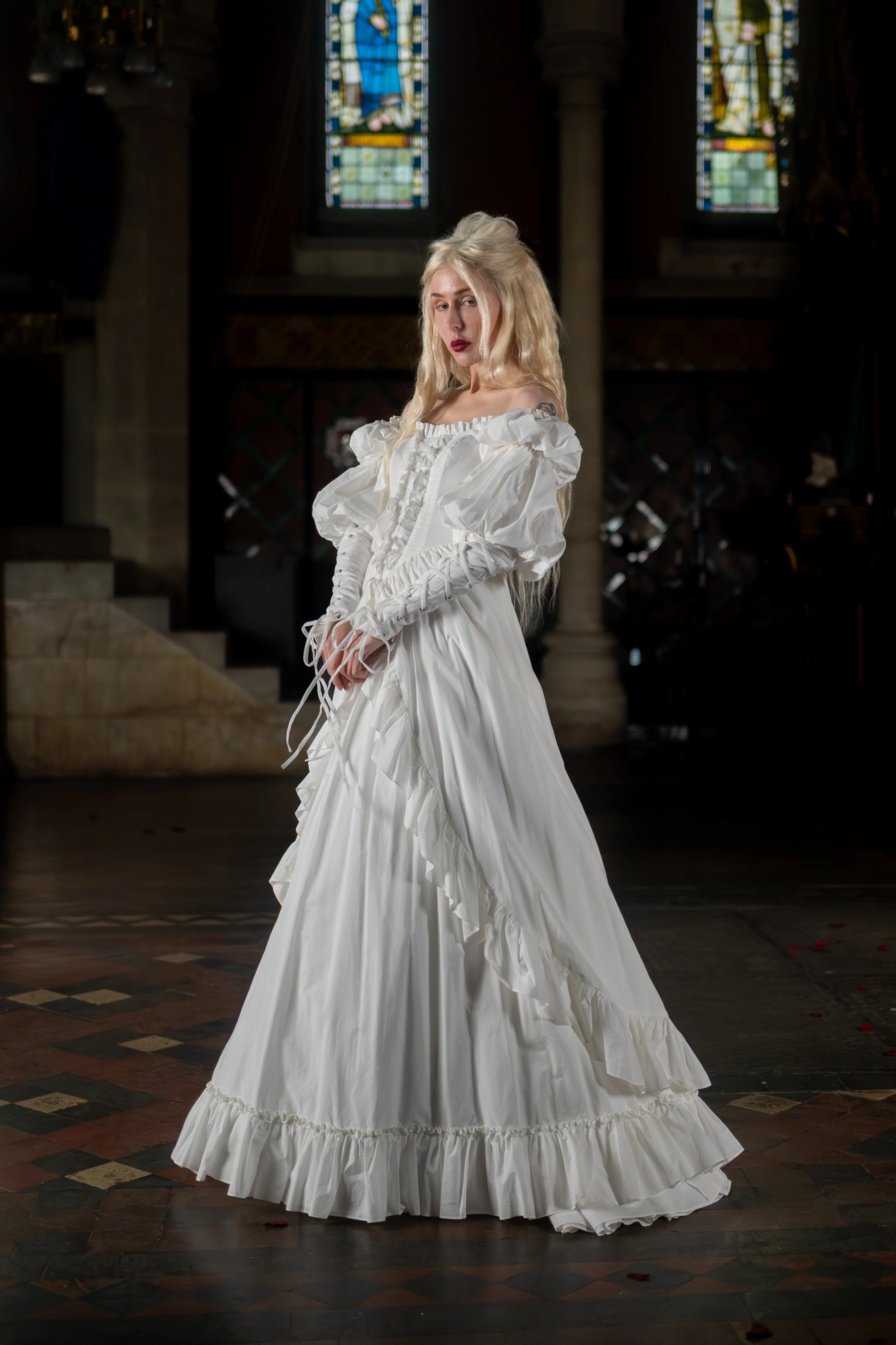 Ivory Sacrament Witchery Gown - Image 10