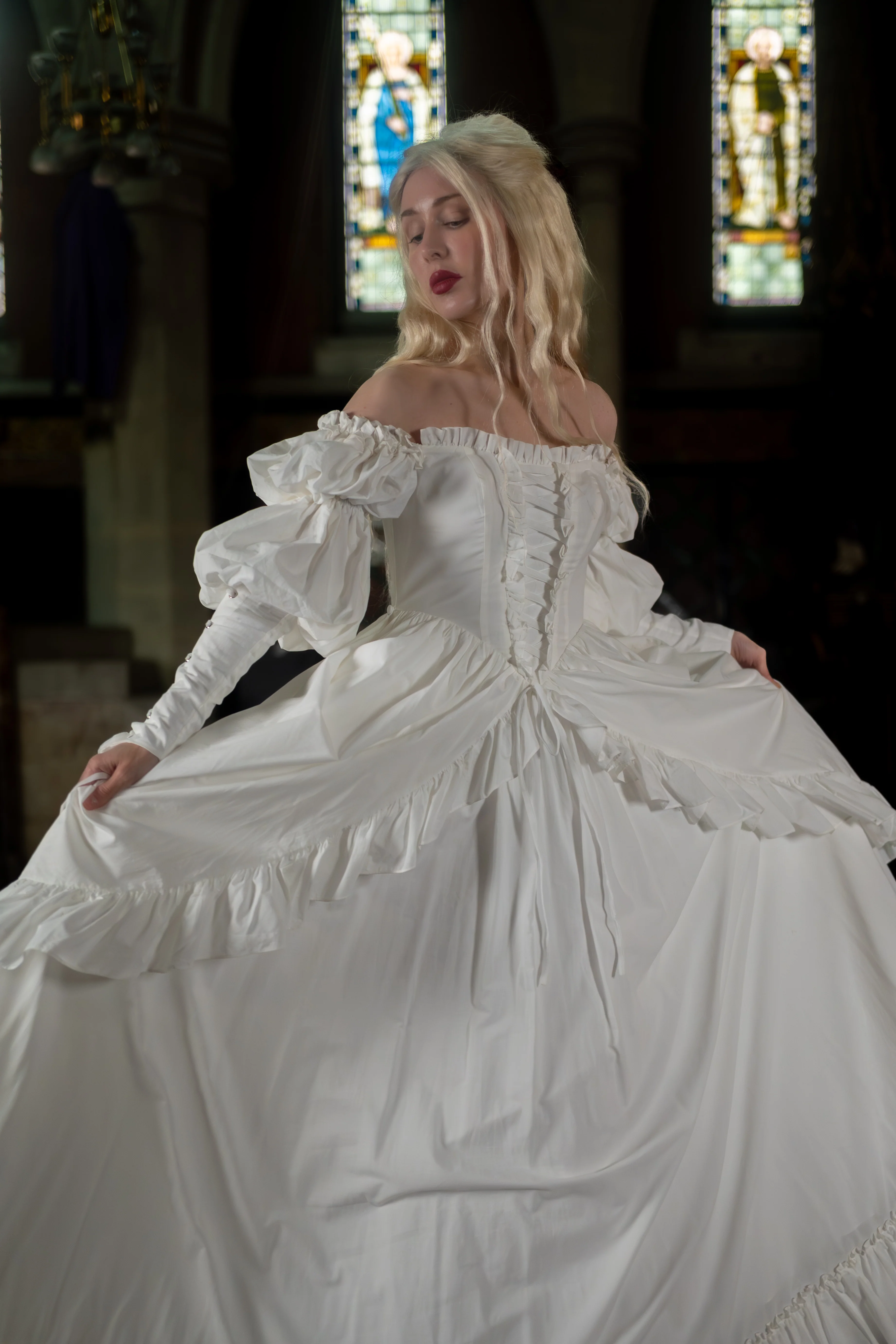 Ivory Sacrament Witchery Gown - Image 11