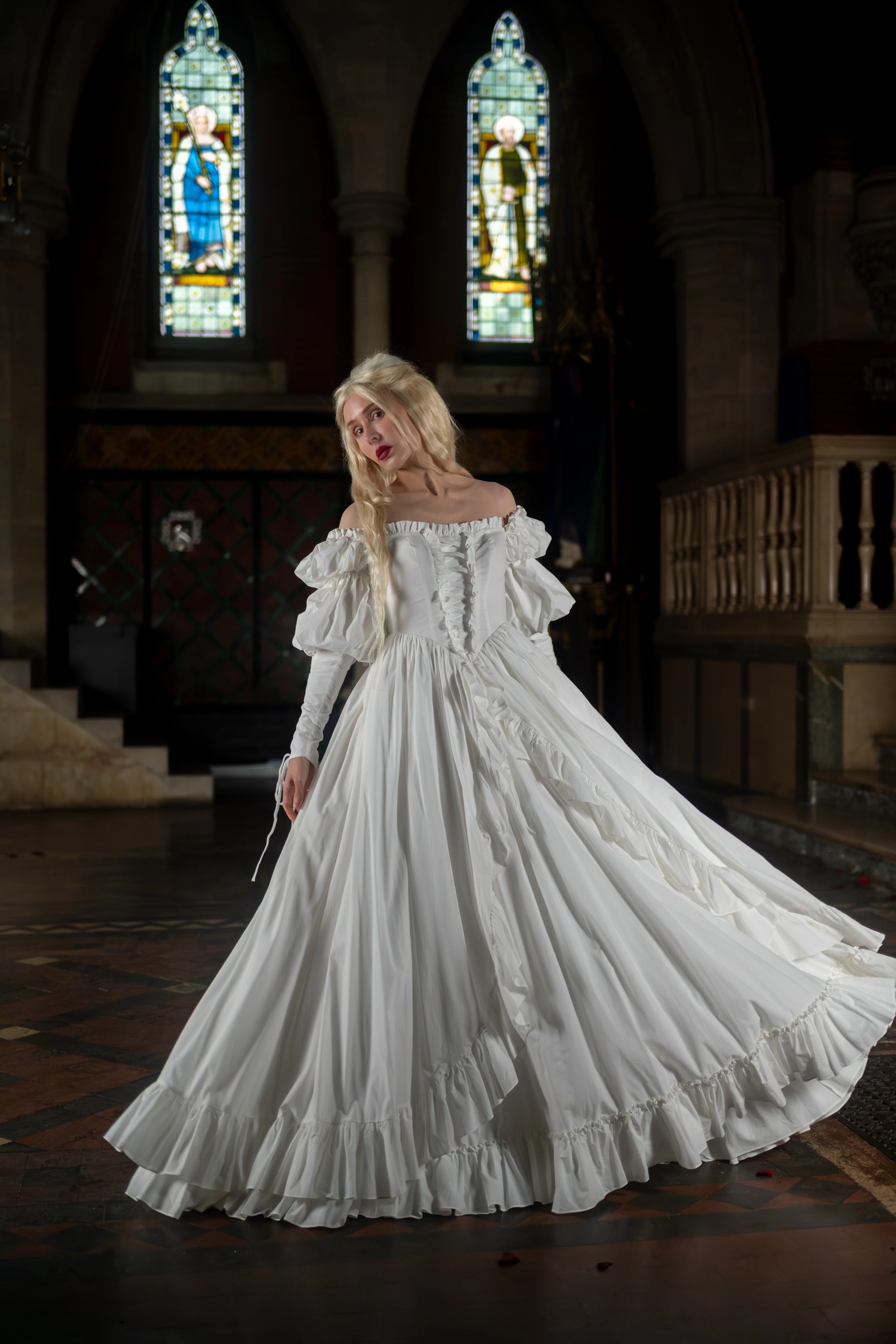 Ivory Sacrament Witchery Gown - Image 12