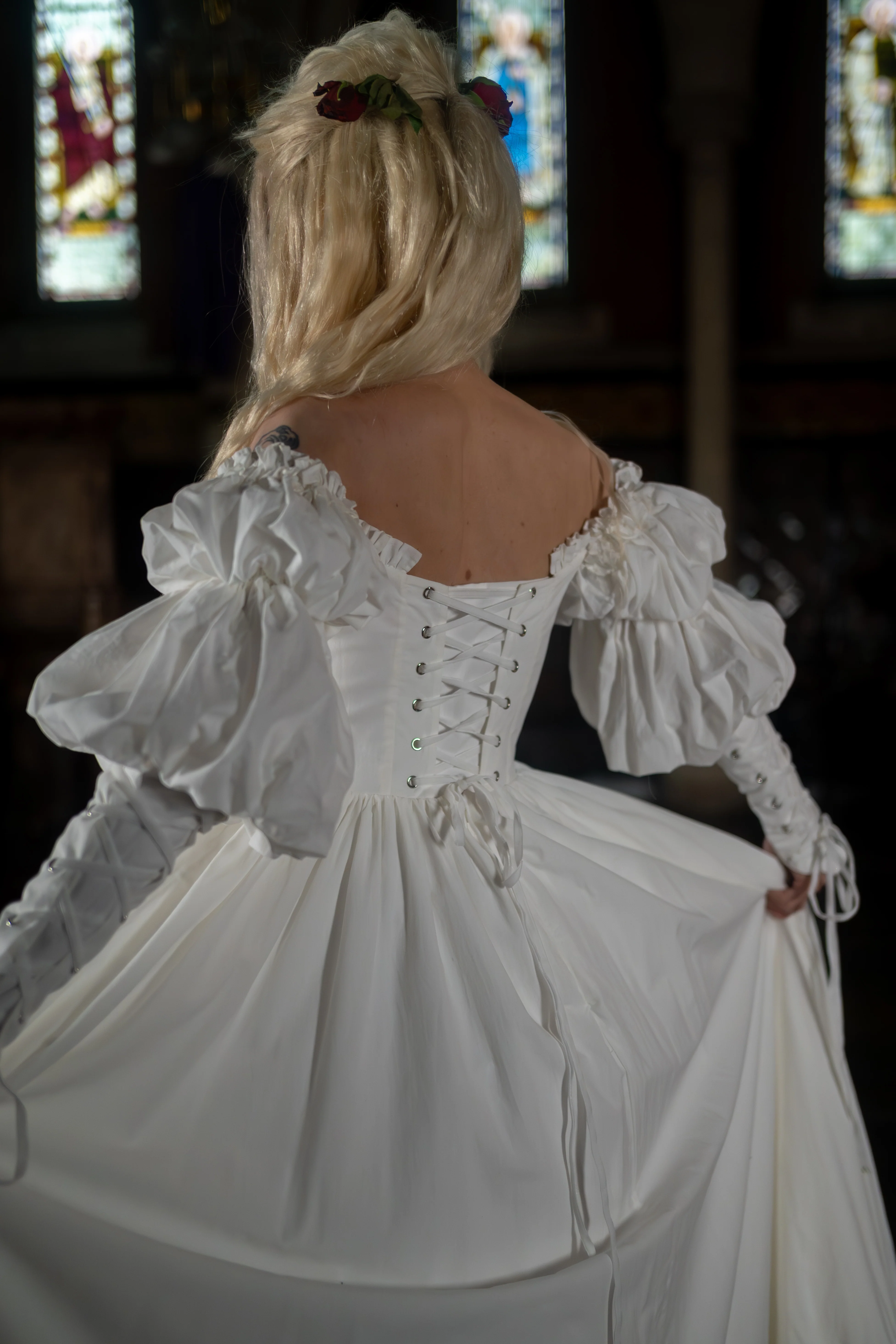 Ivory Sacrament Witchery Gown - Image 13