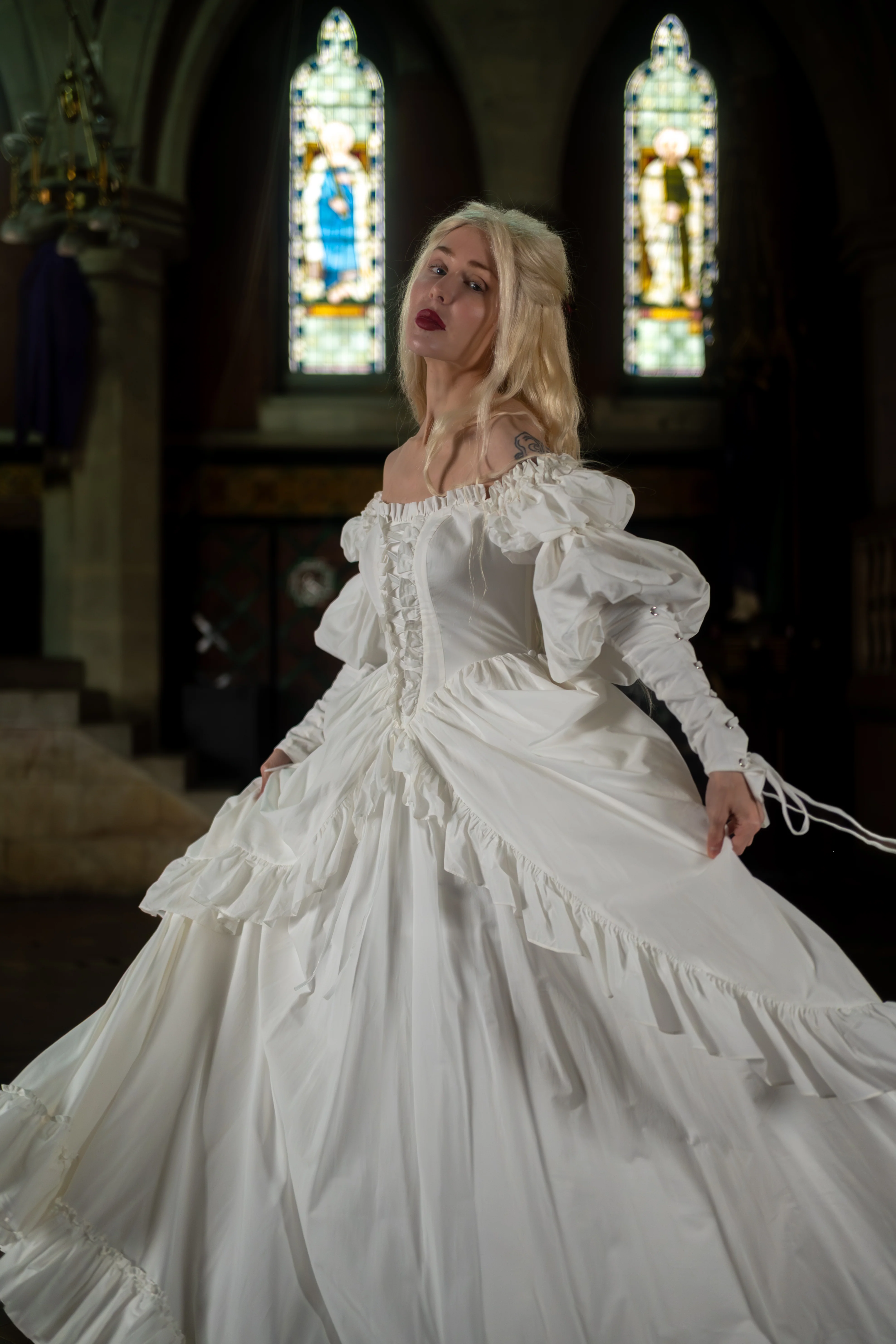 Ivory Sacrament Witchery Gown - Image 14
