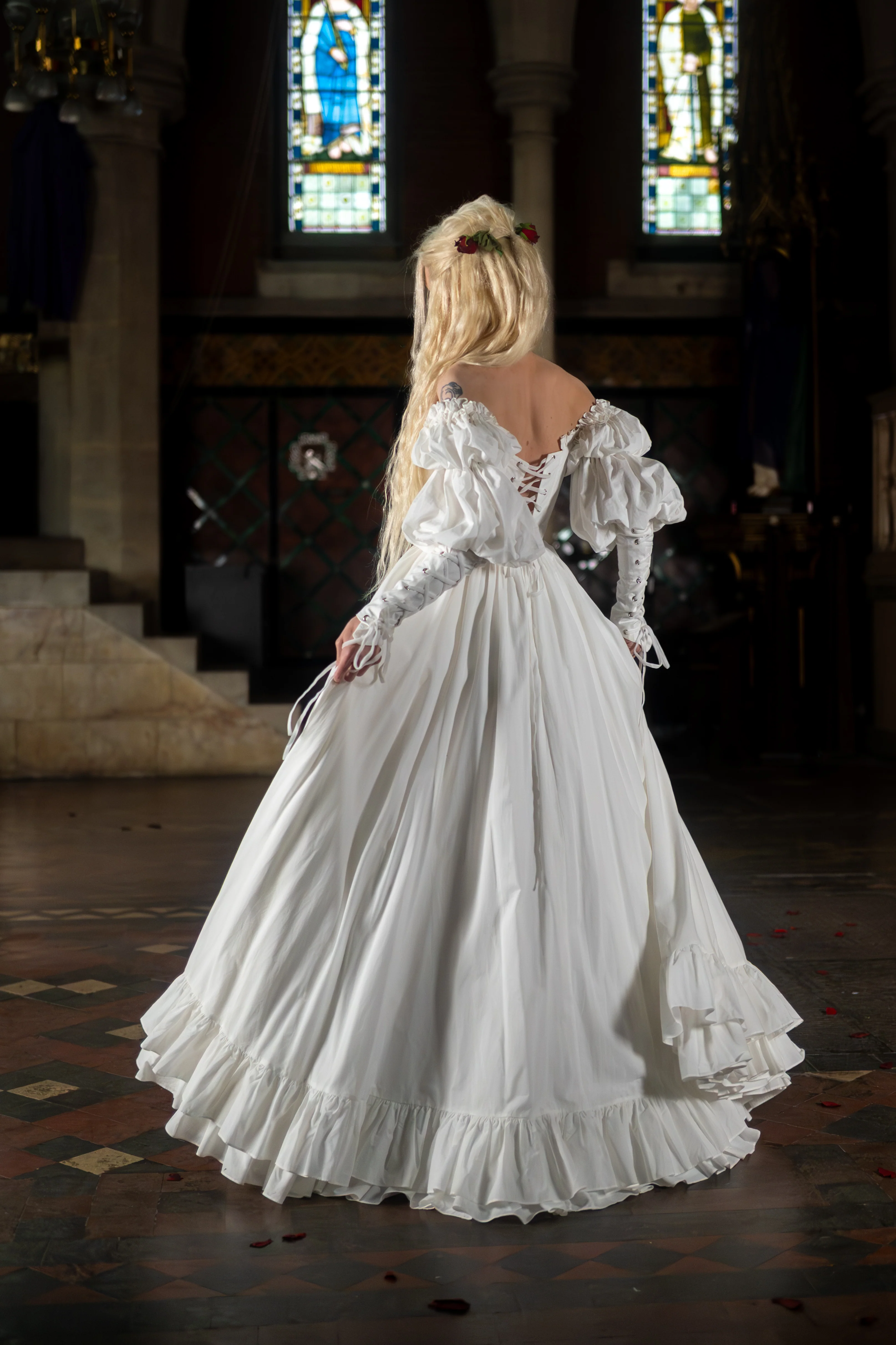 Ivory Sacrament Witchery Gown - Image 15
