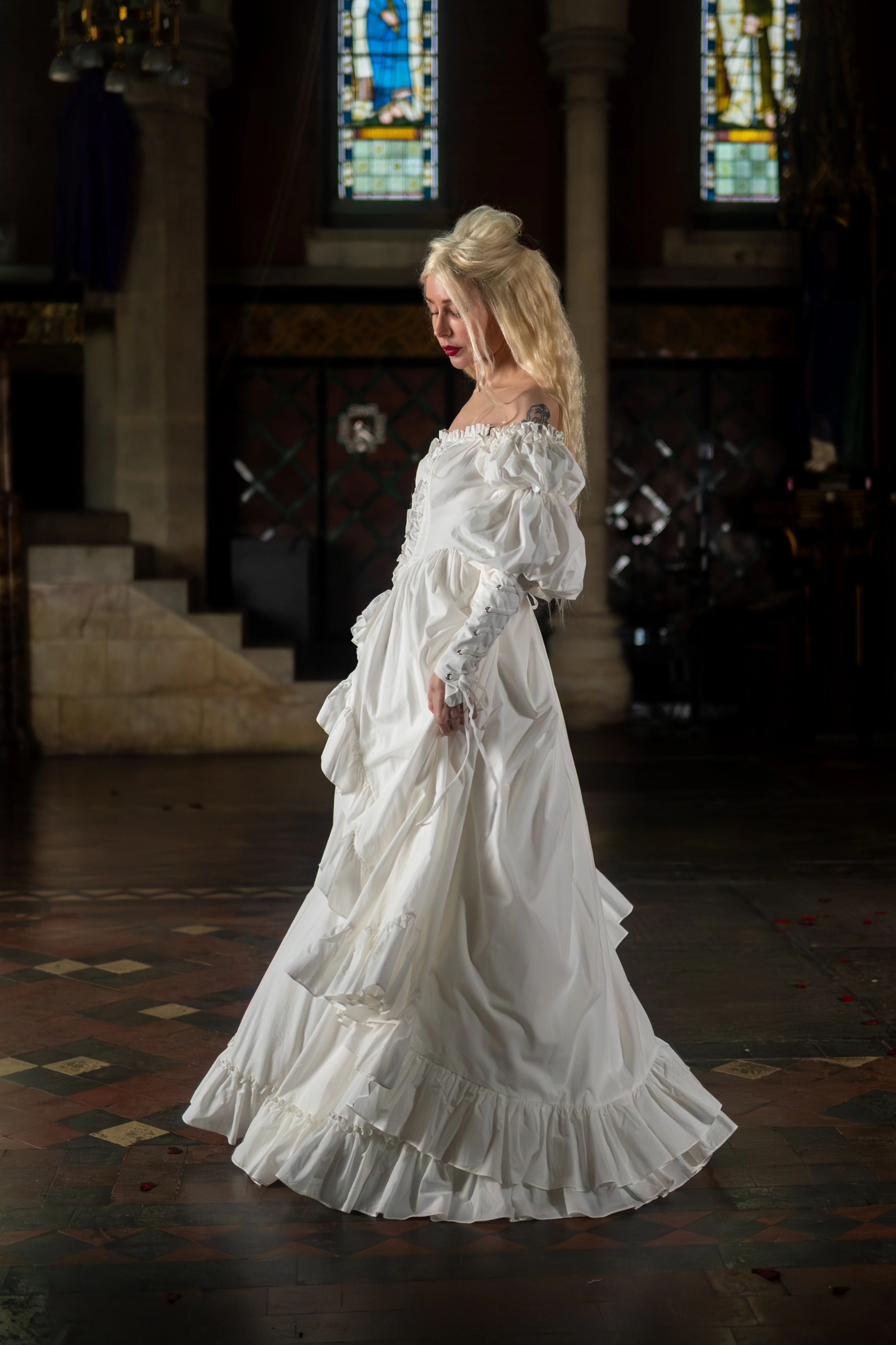 Ivory Sacrament Witchery Gown - Image 17