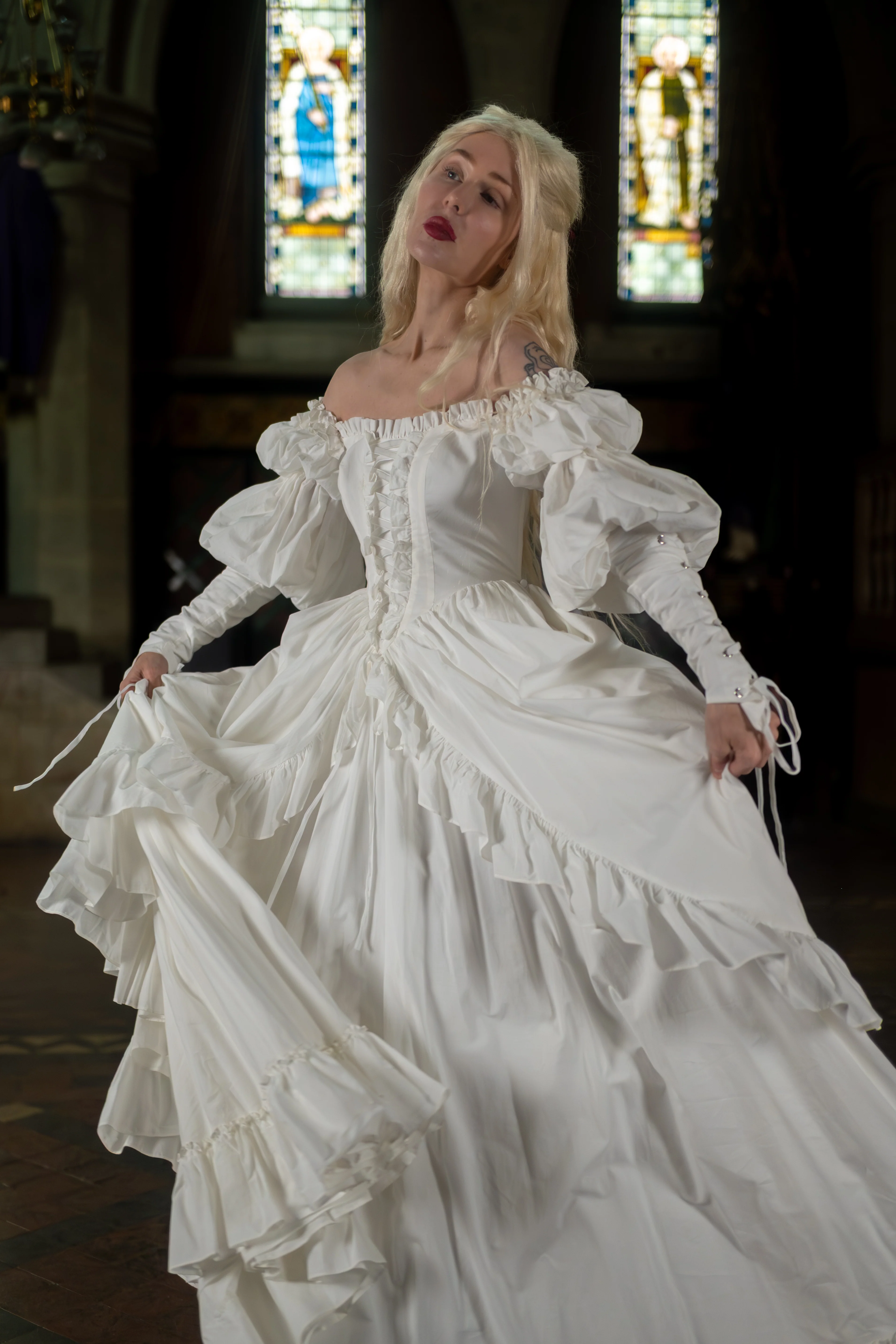 Ivory Sacrament Witchery Gown - Image 2
