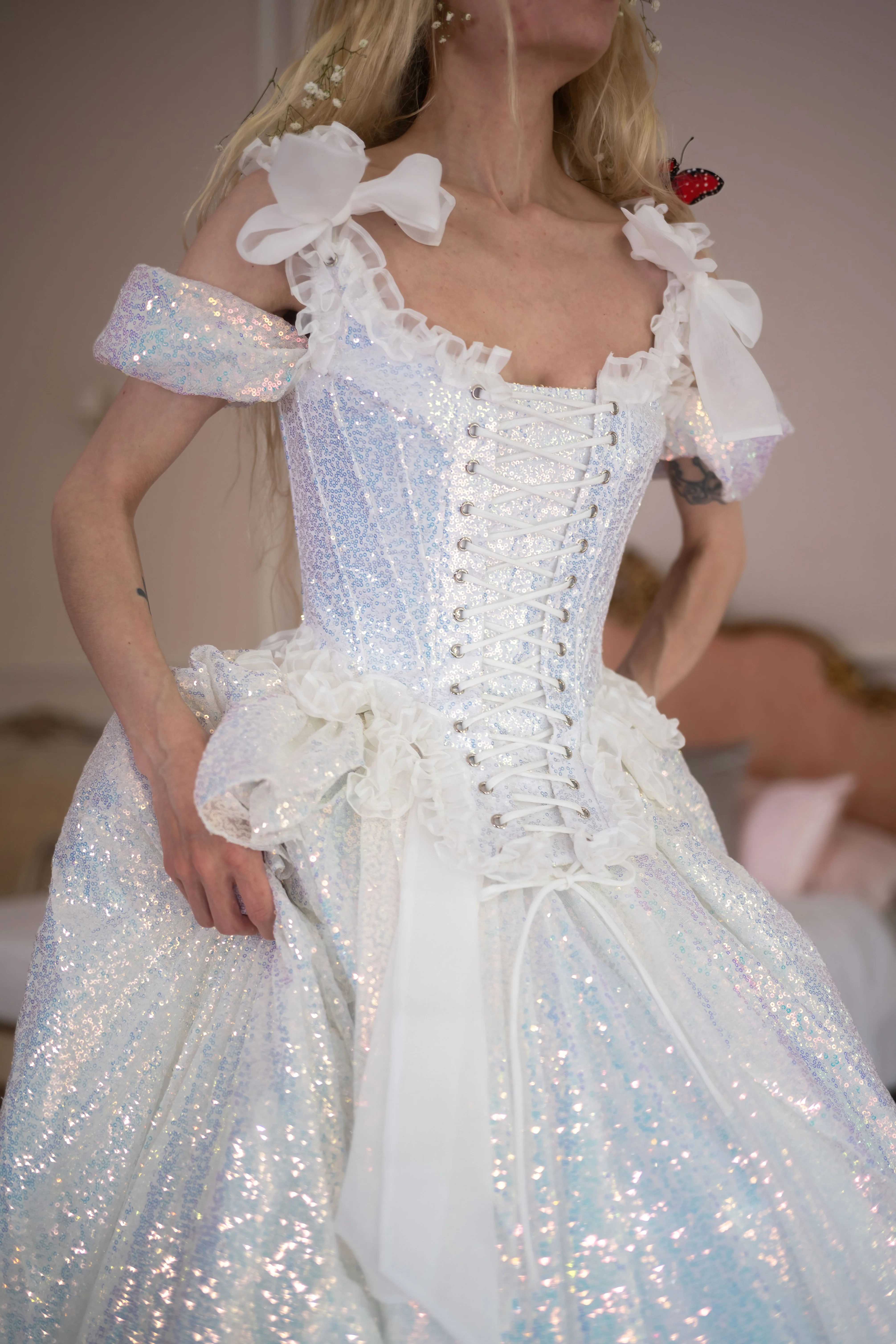 Lady of Lórien Pompadour Corset - Image 3