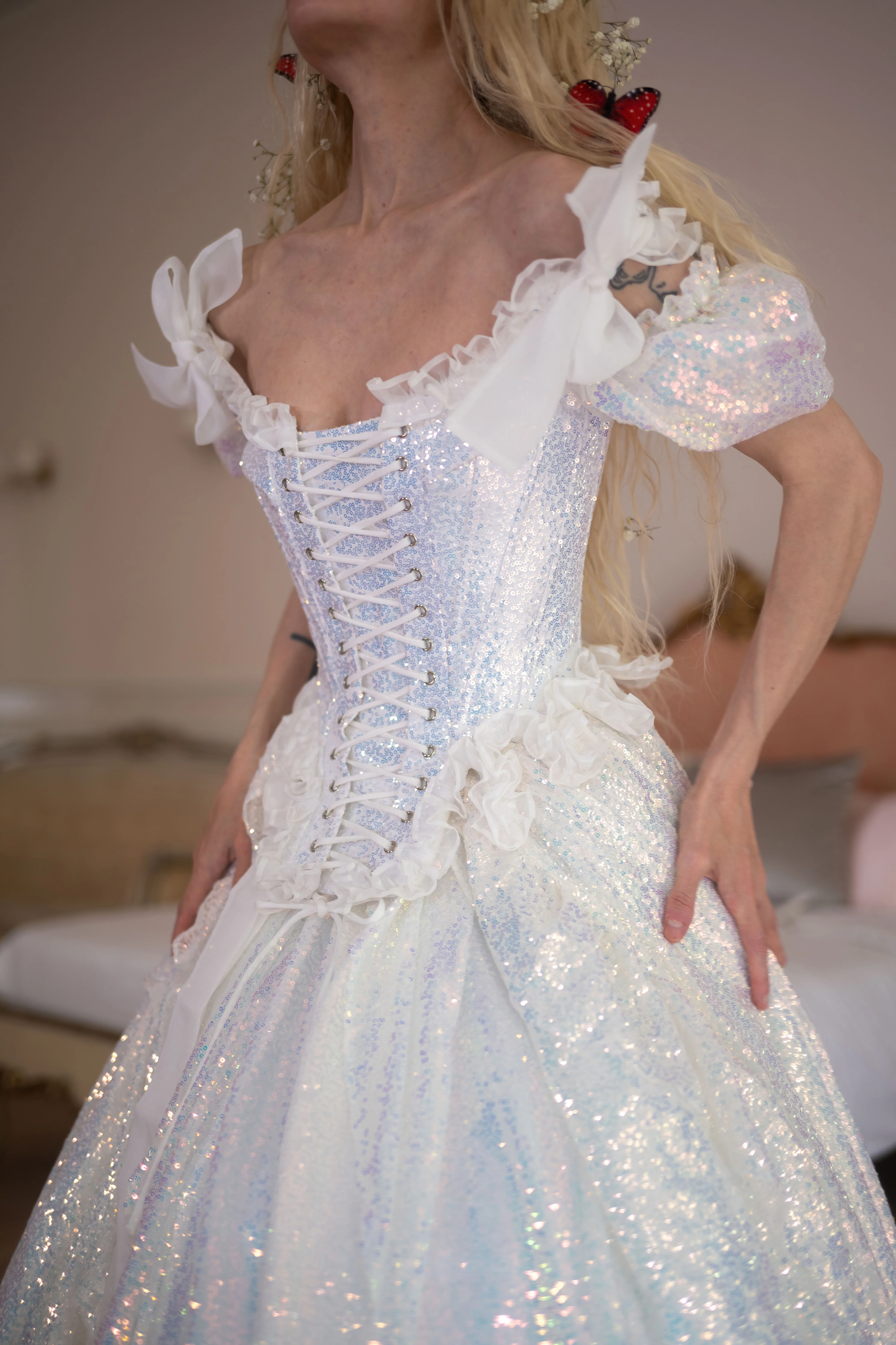 Lady of Lórien Pompadour Corset - Image 6