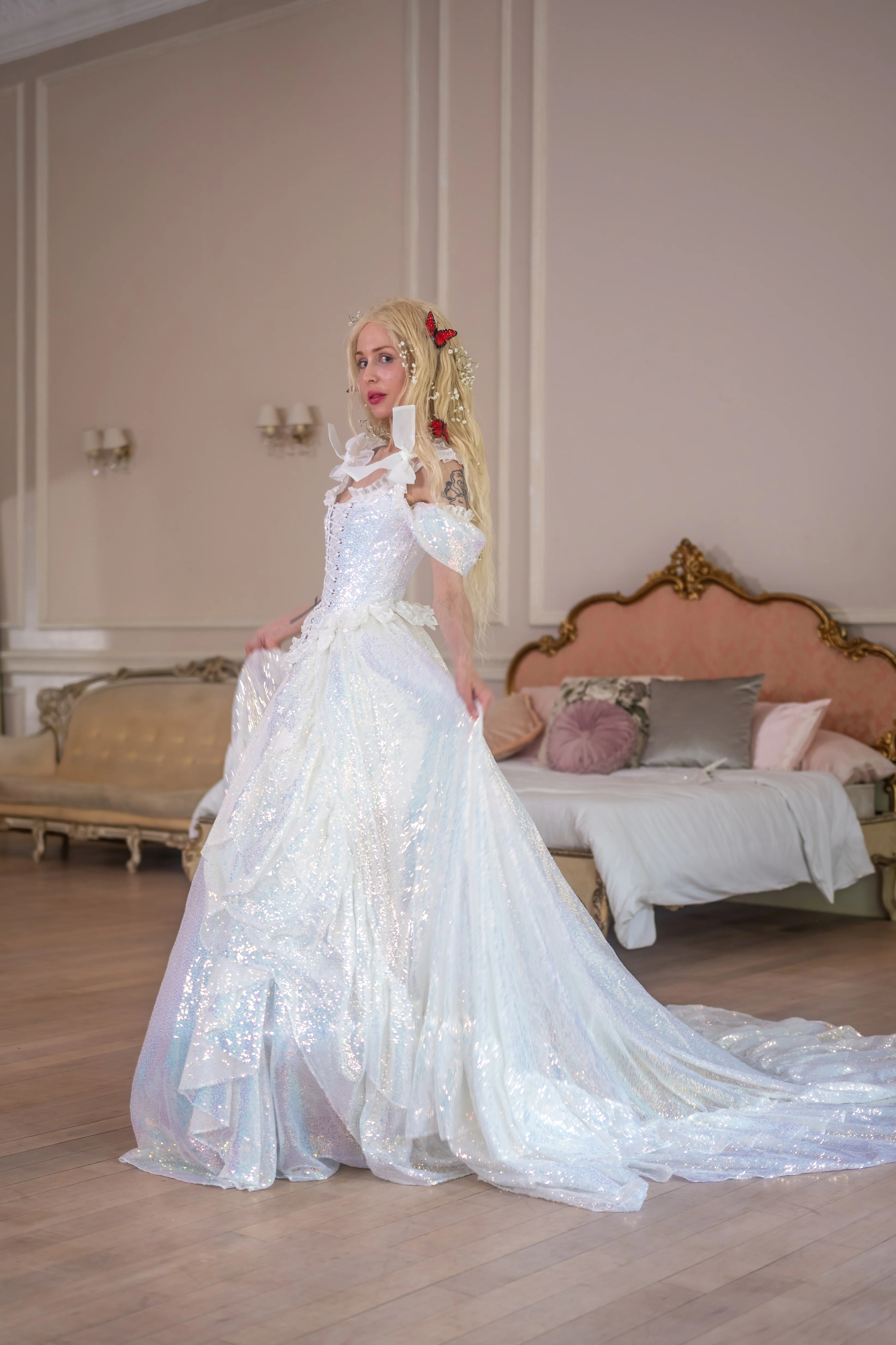 Lady of Lórien Pompadour Corset - Image 4