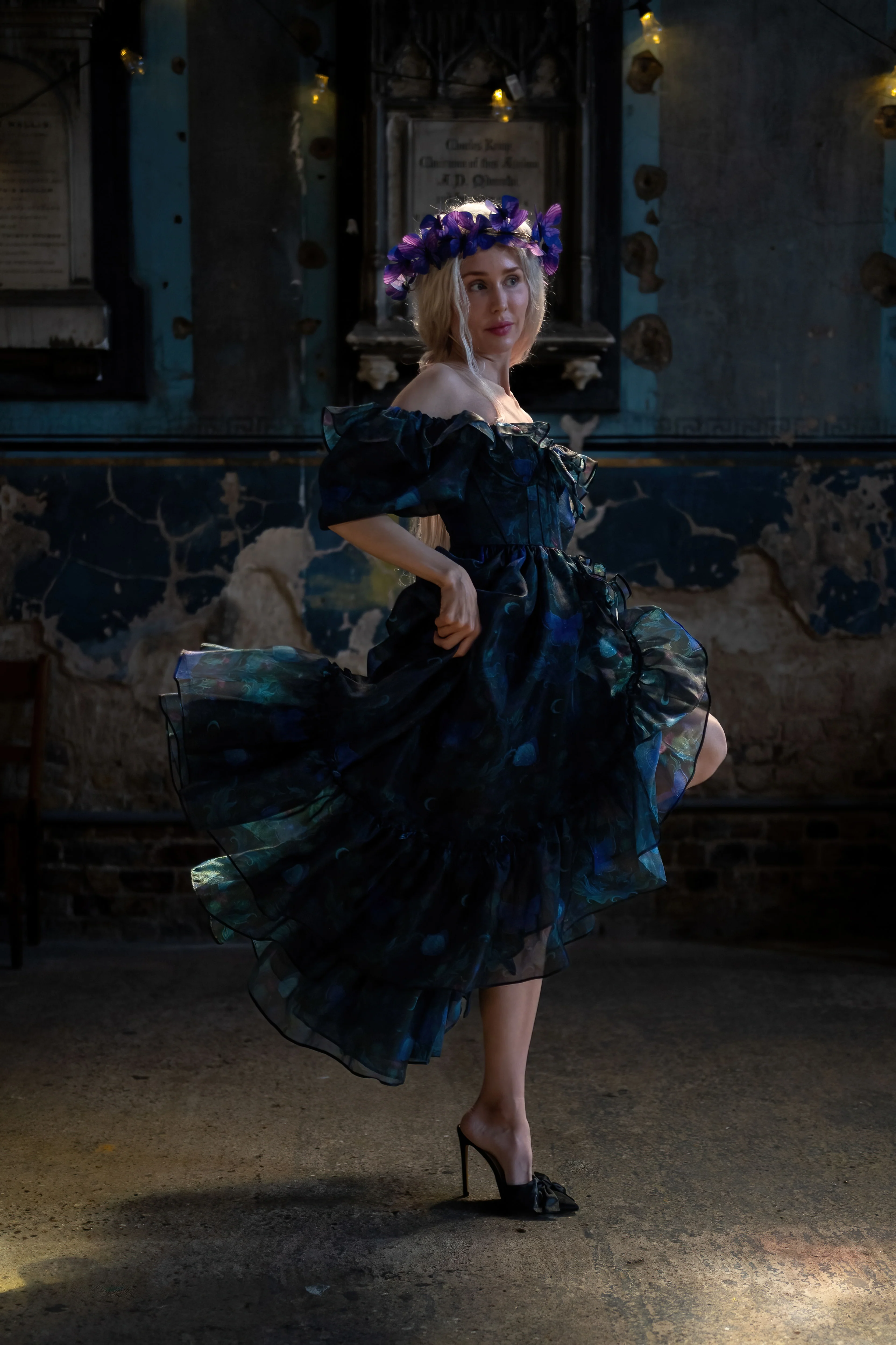 Luna Eclipse Bluestocking Dress - Image 13