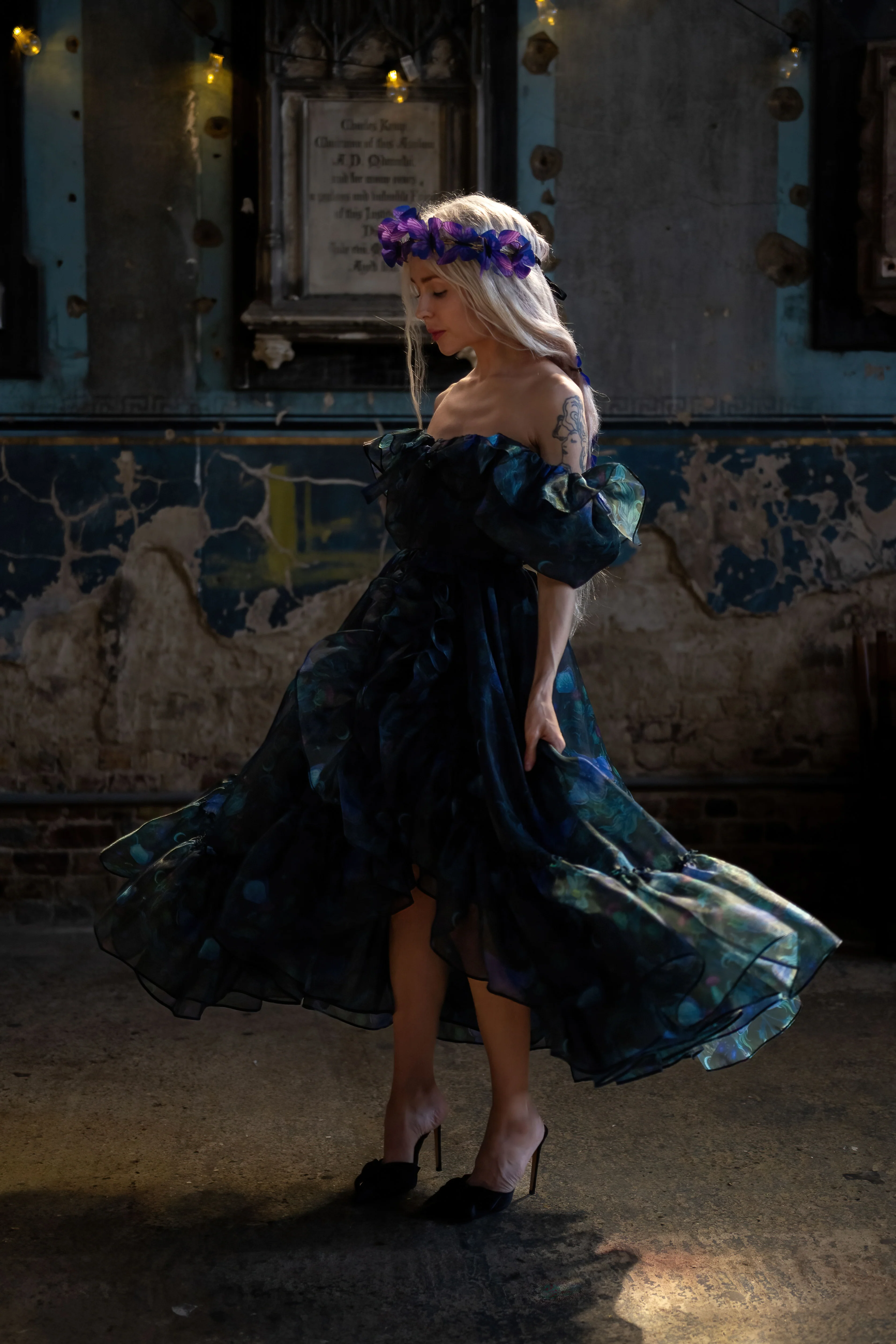 Luna Eclipse Bluestocking Dress - Image 4