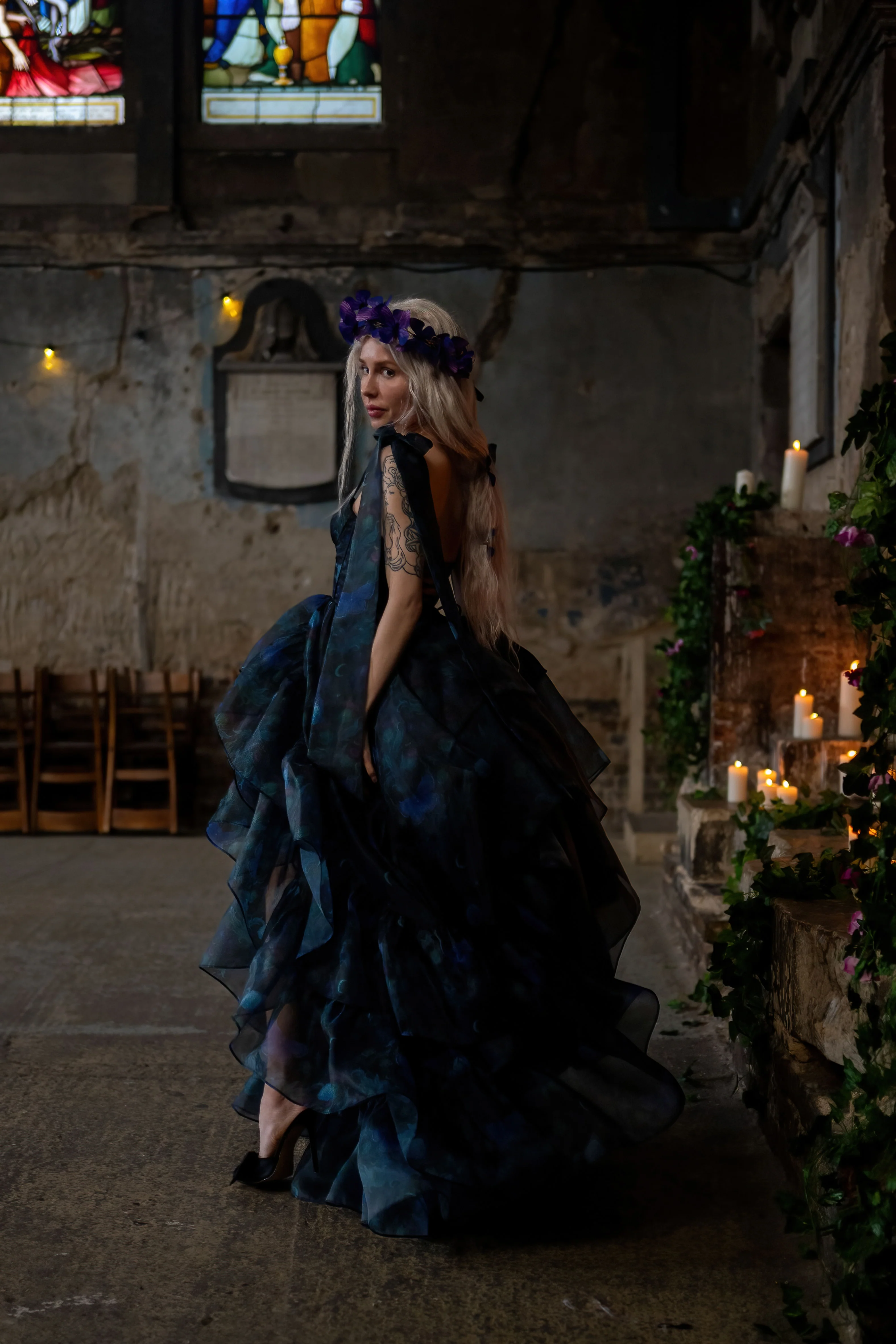 Luna Eclipse Empress Train Gown - Image 10