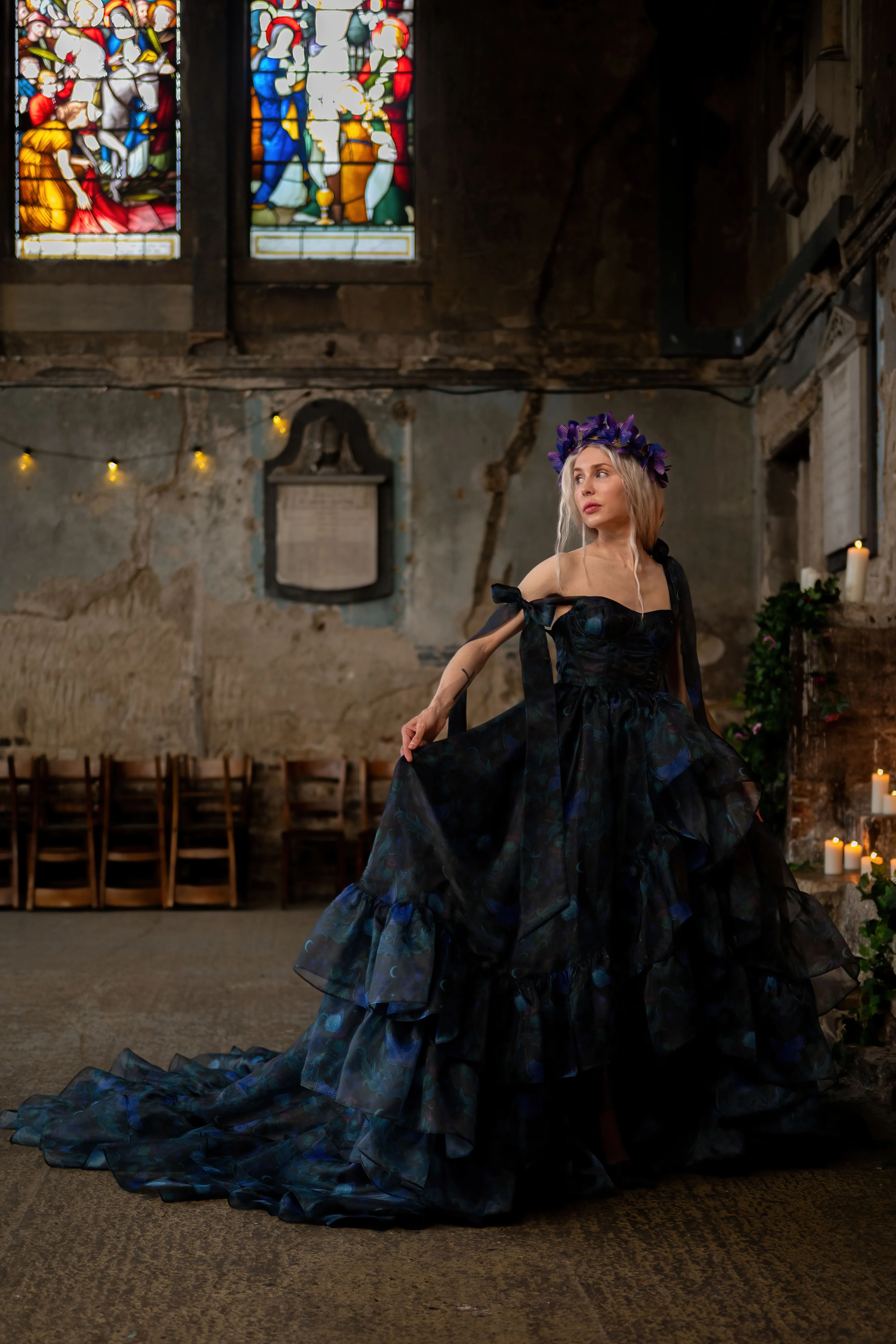 Luna Eclipse Empress Train Gown - Image 13