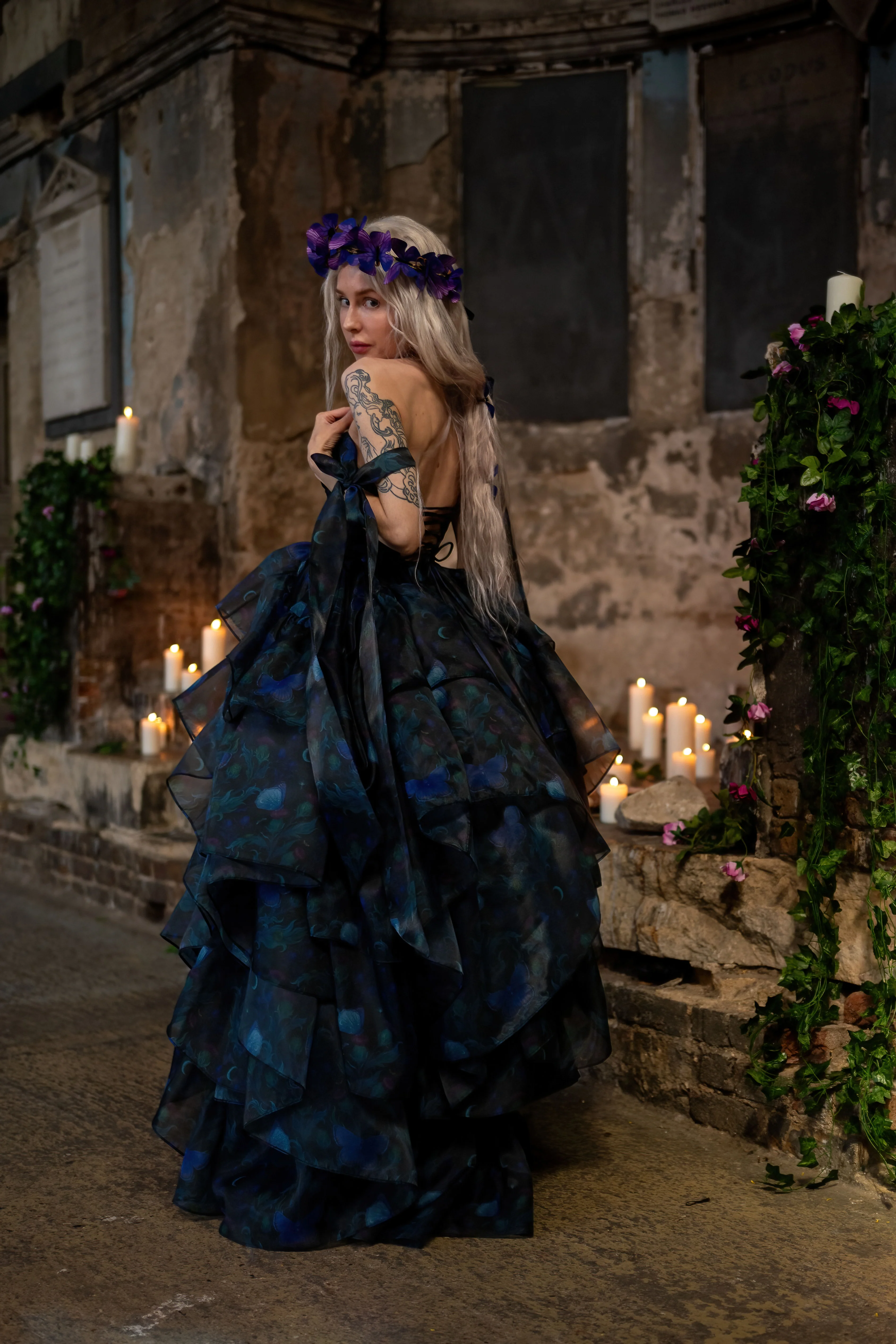 Luna Eclipse Empress Train Gown - Image 21