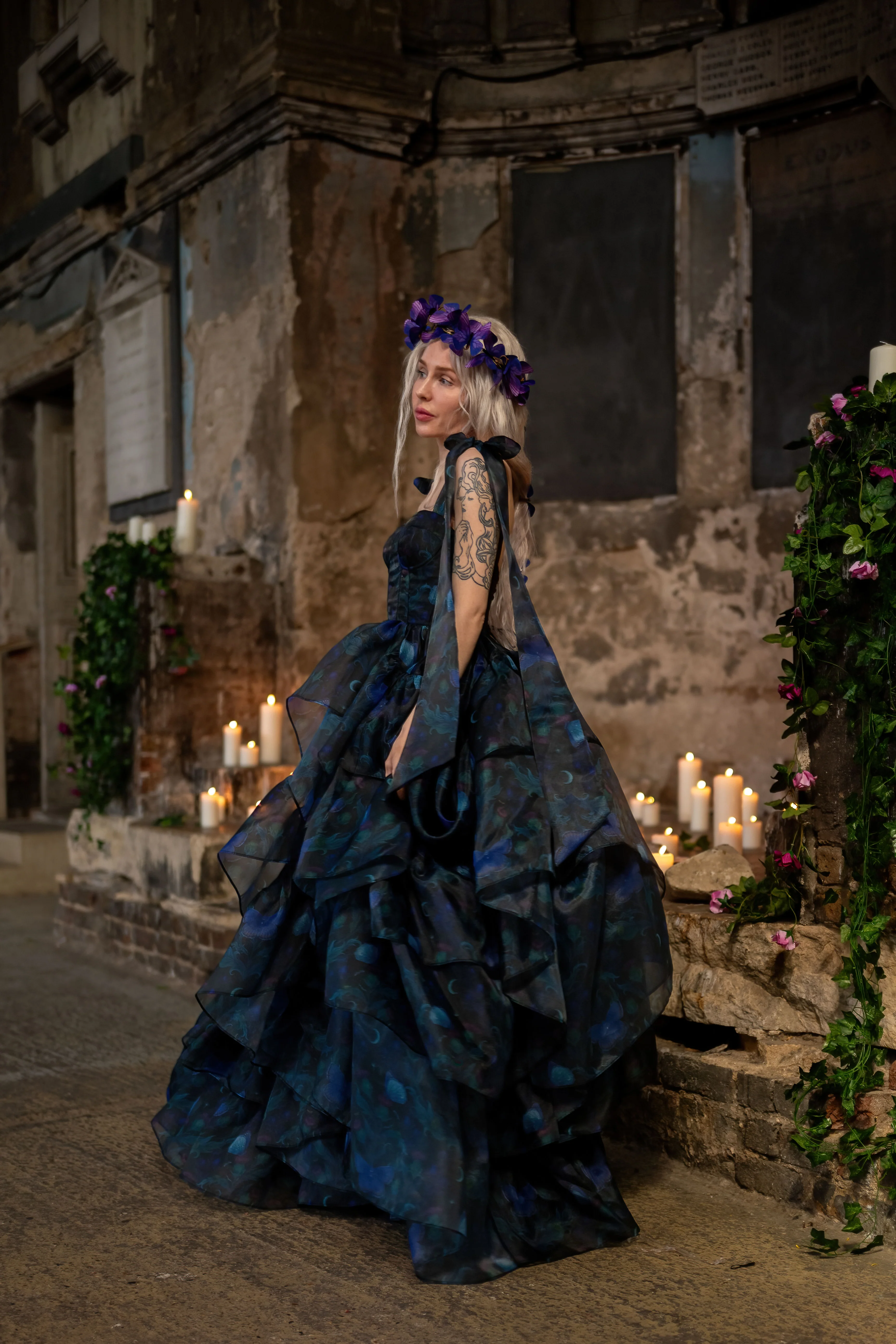 Luna Eclipse Empress Train Gown - Image 3