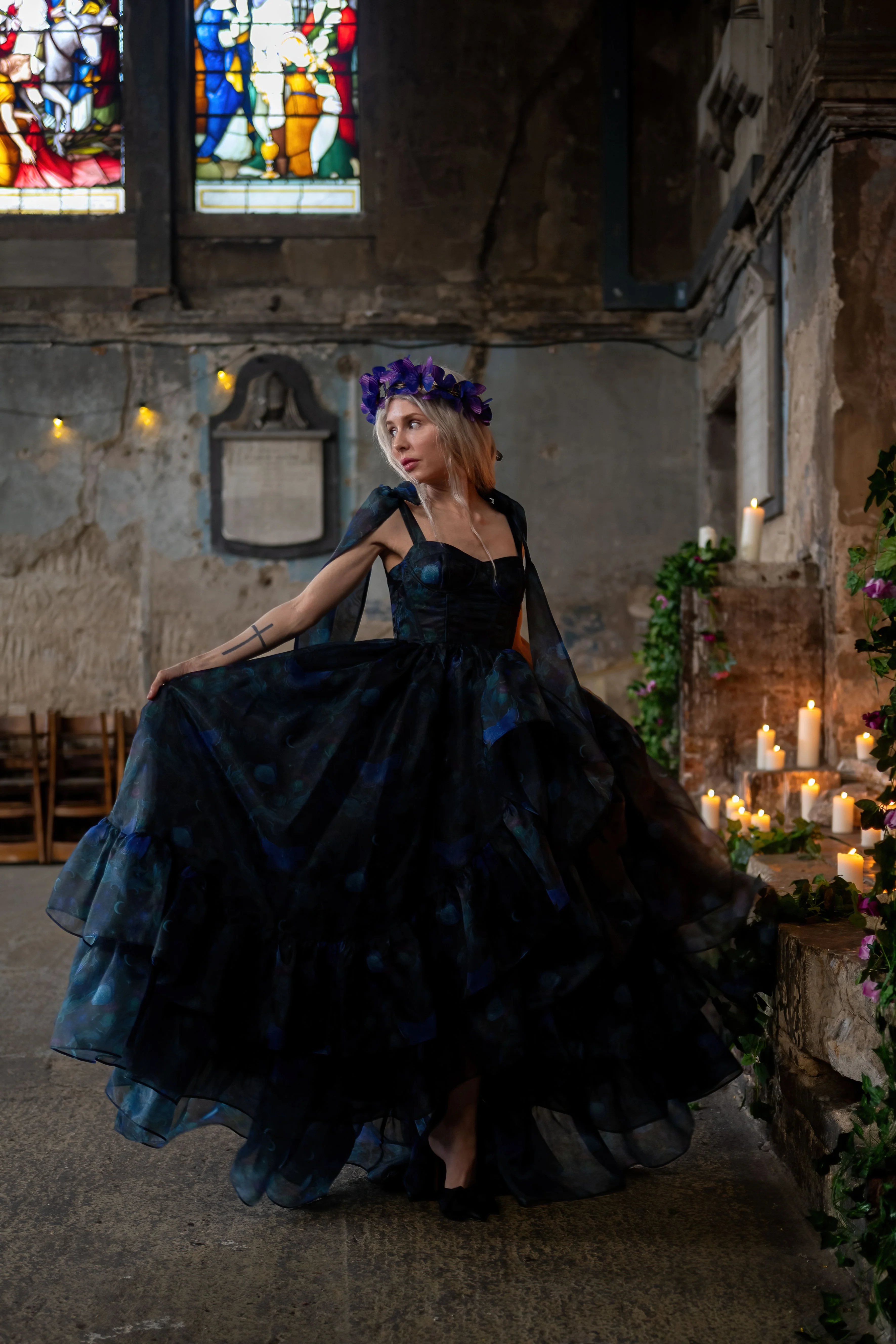 Luna Eclipse Empress Train Gown - Image 9