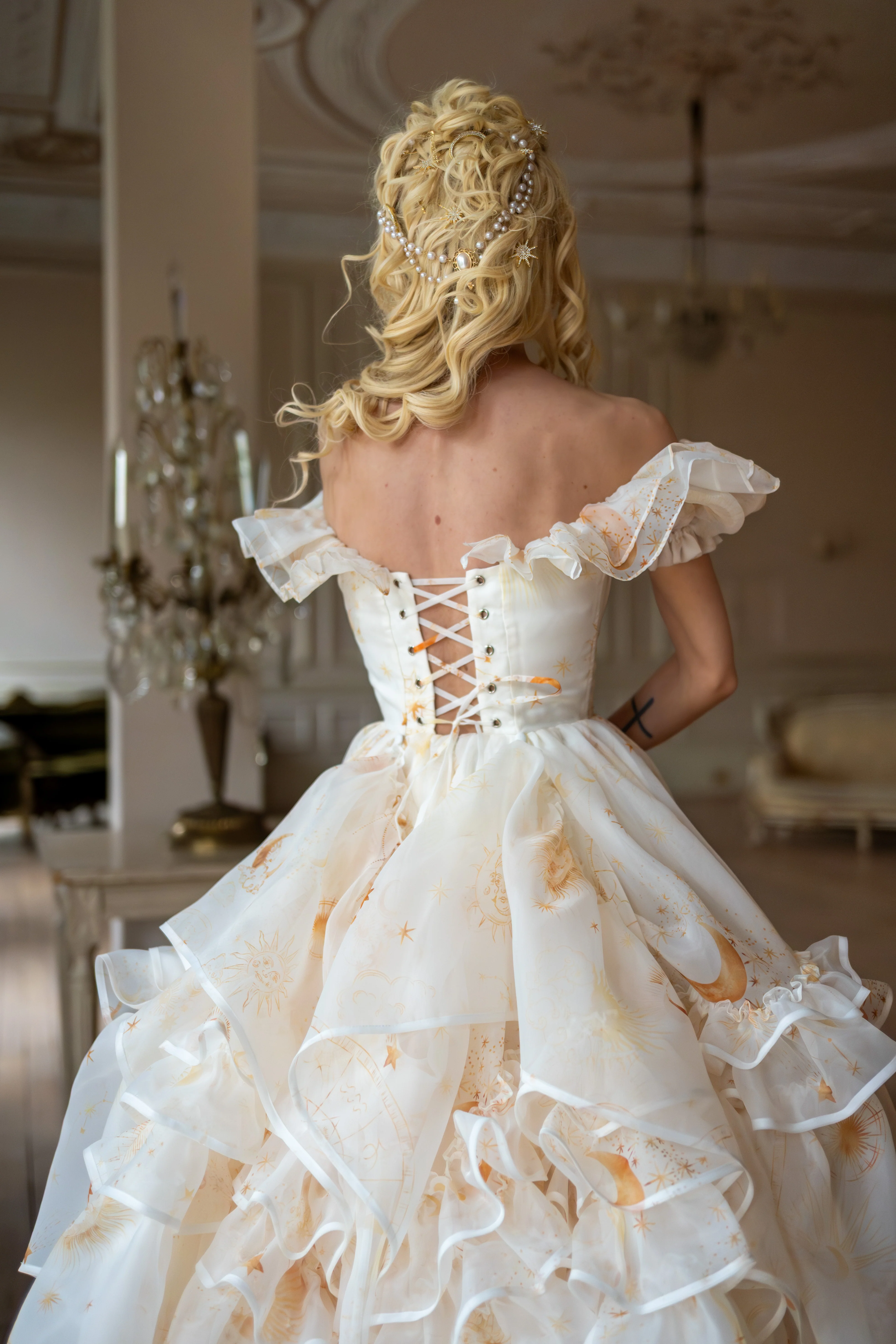 Lunaire Veil Opera Gown - Image 10