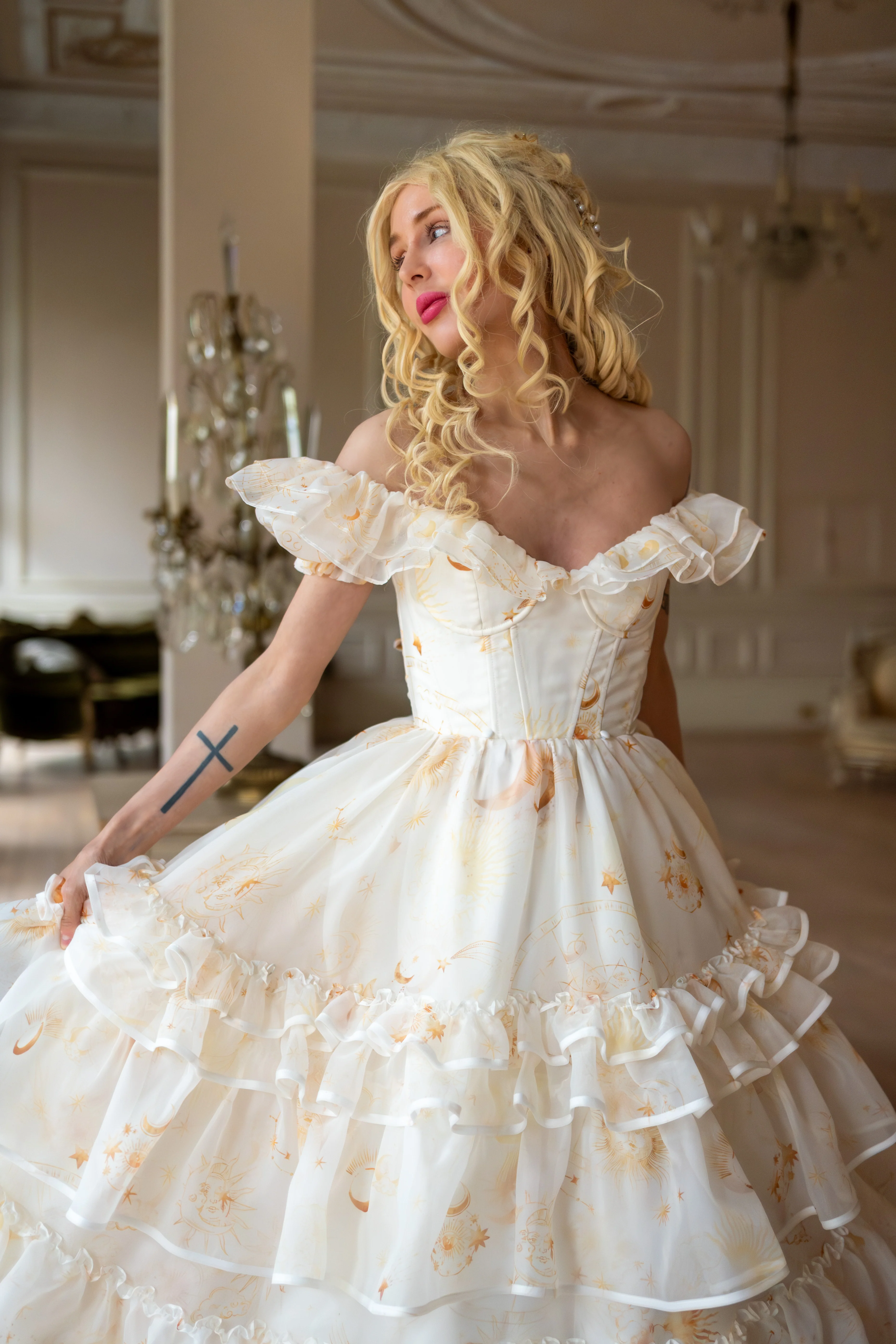 Lunaire Veil Opera Gown - Image 13