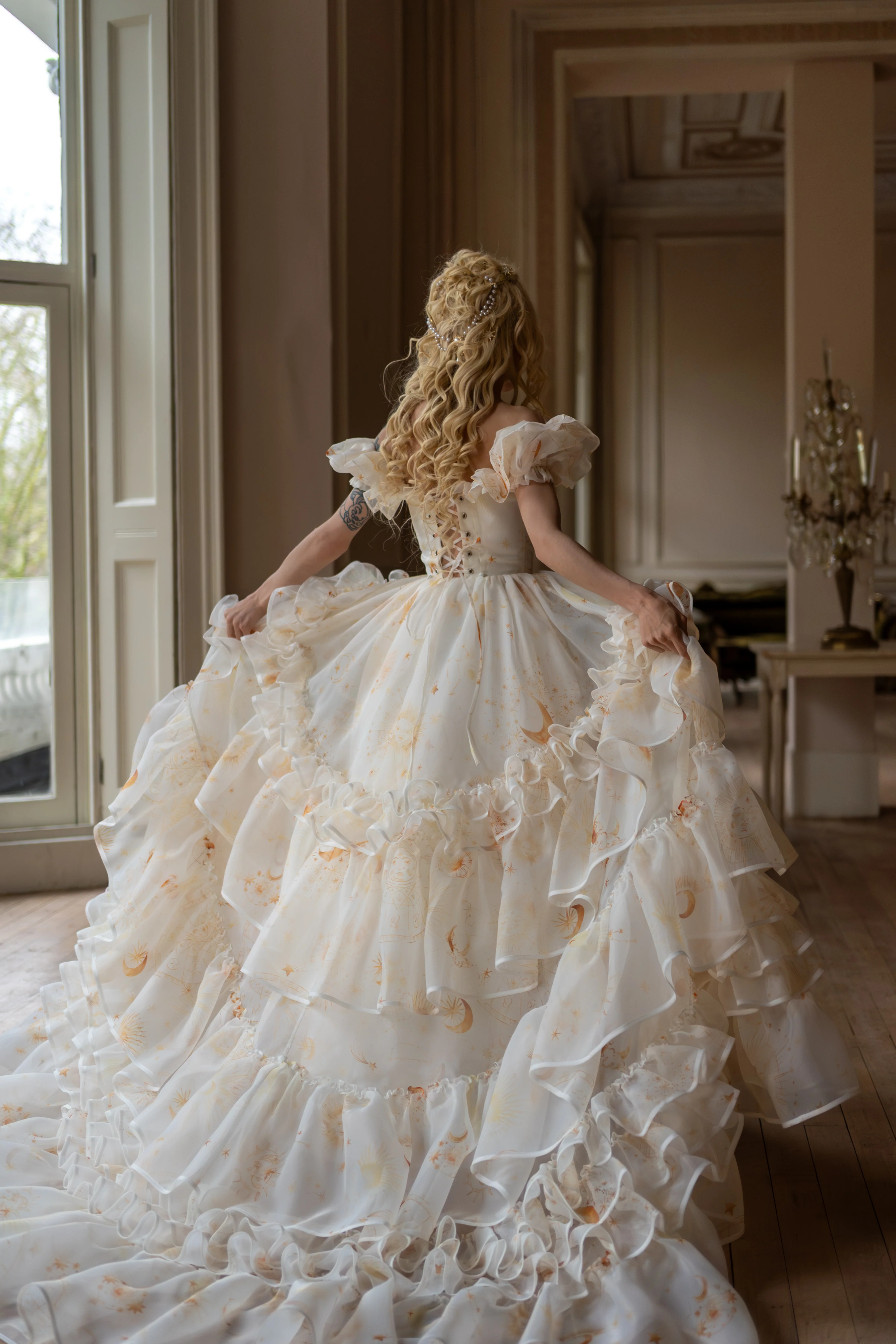 Lunaire Veil Opera Gown - Image 16