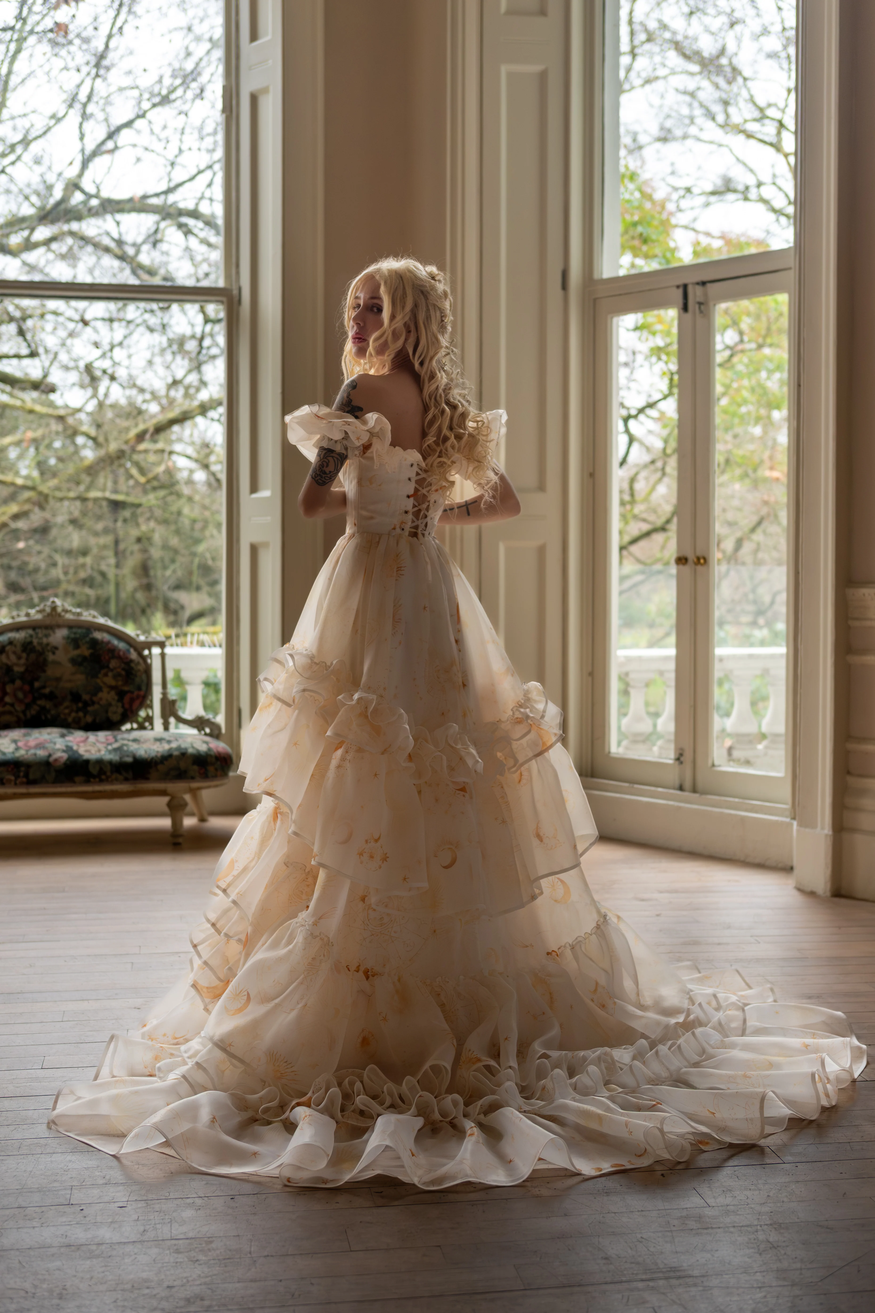 Lunaire Veil Opera Gown - Image 17