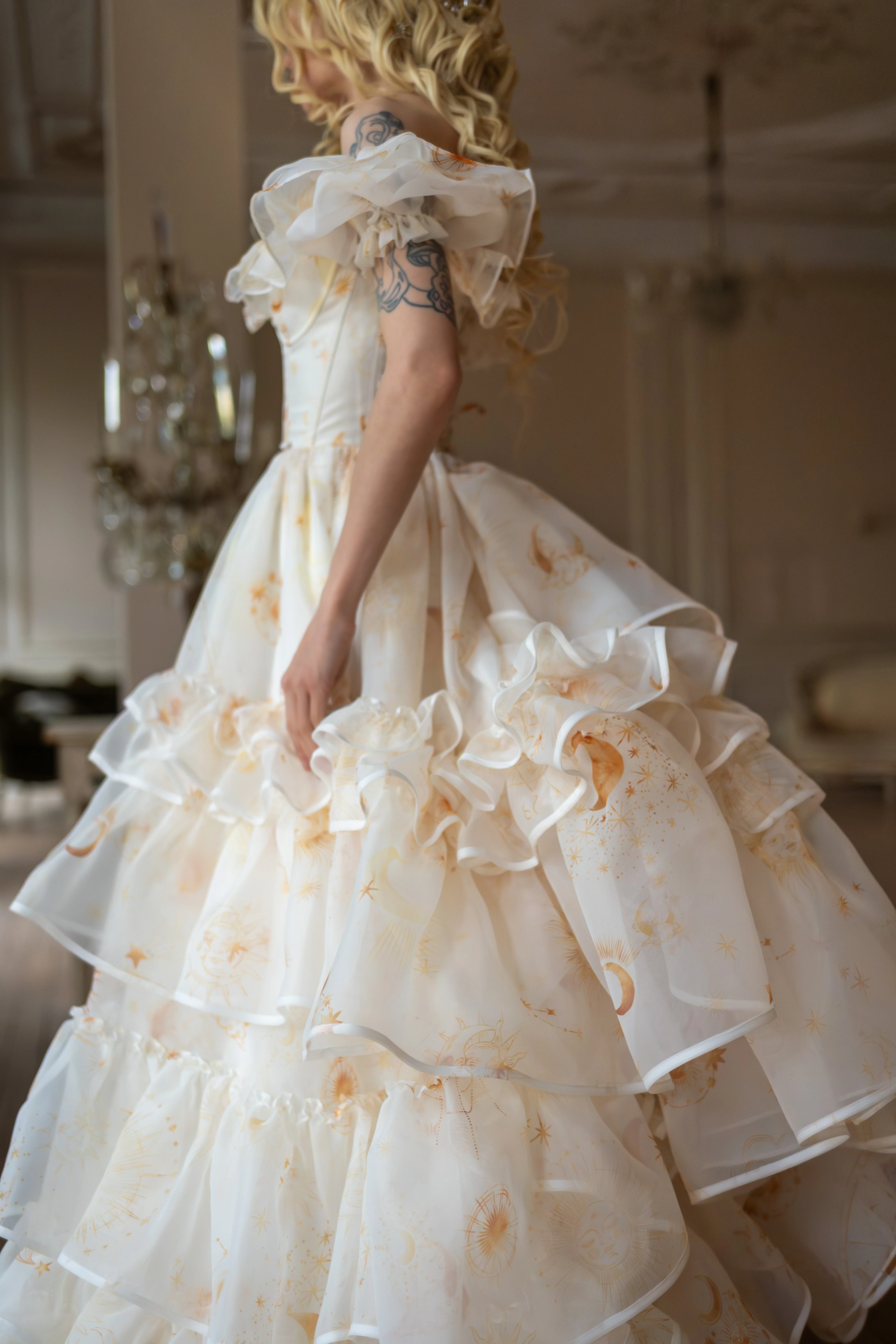 Lunaire Veil Opera Gown - Image 19