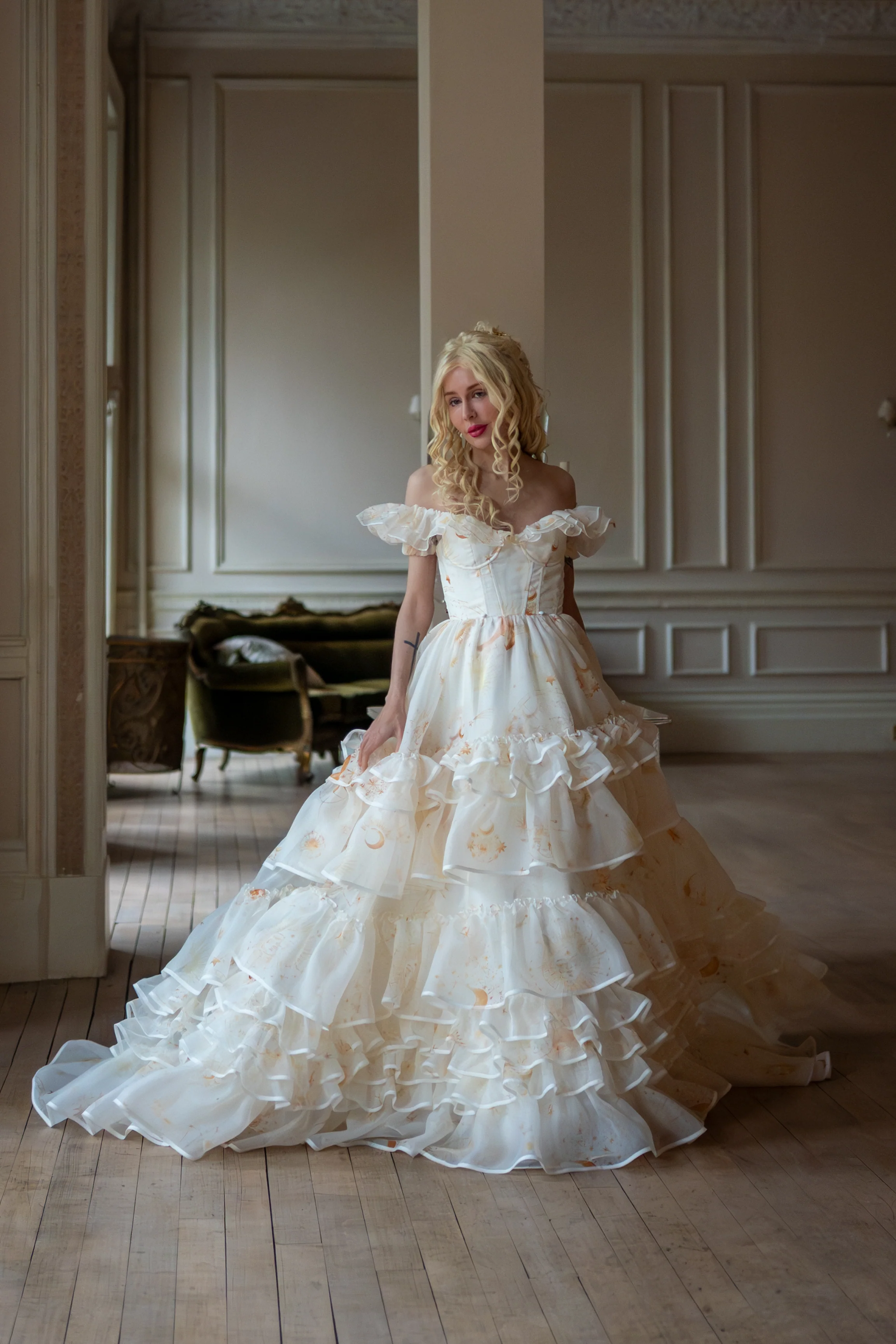 Lunaire Veil Opera Gown - Image 21