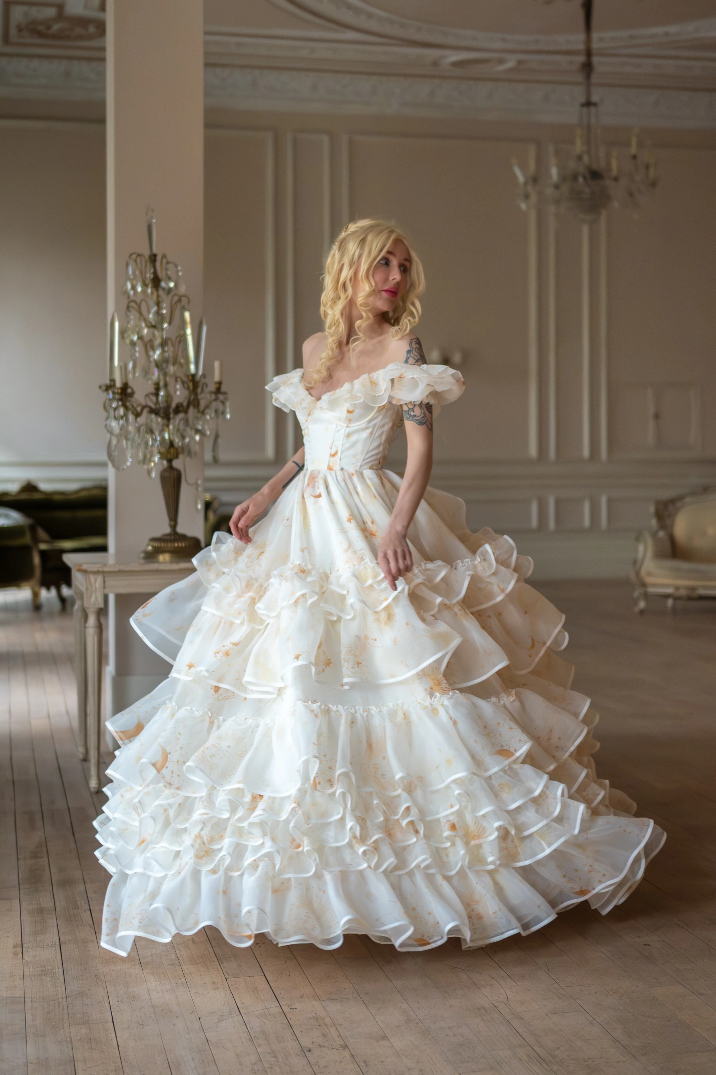 Lunaire Veil Opera Gown - Image 23