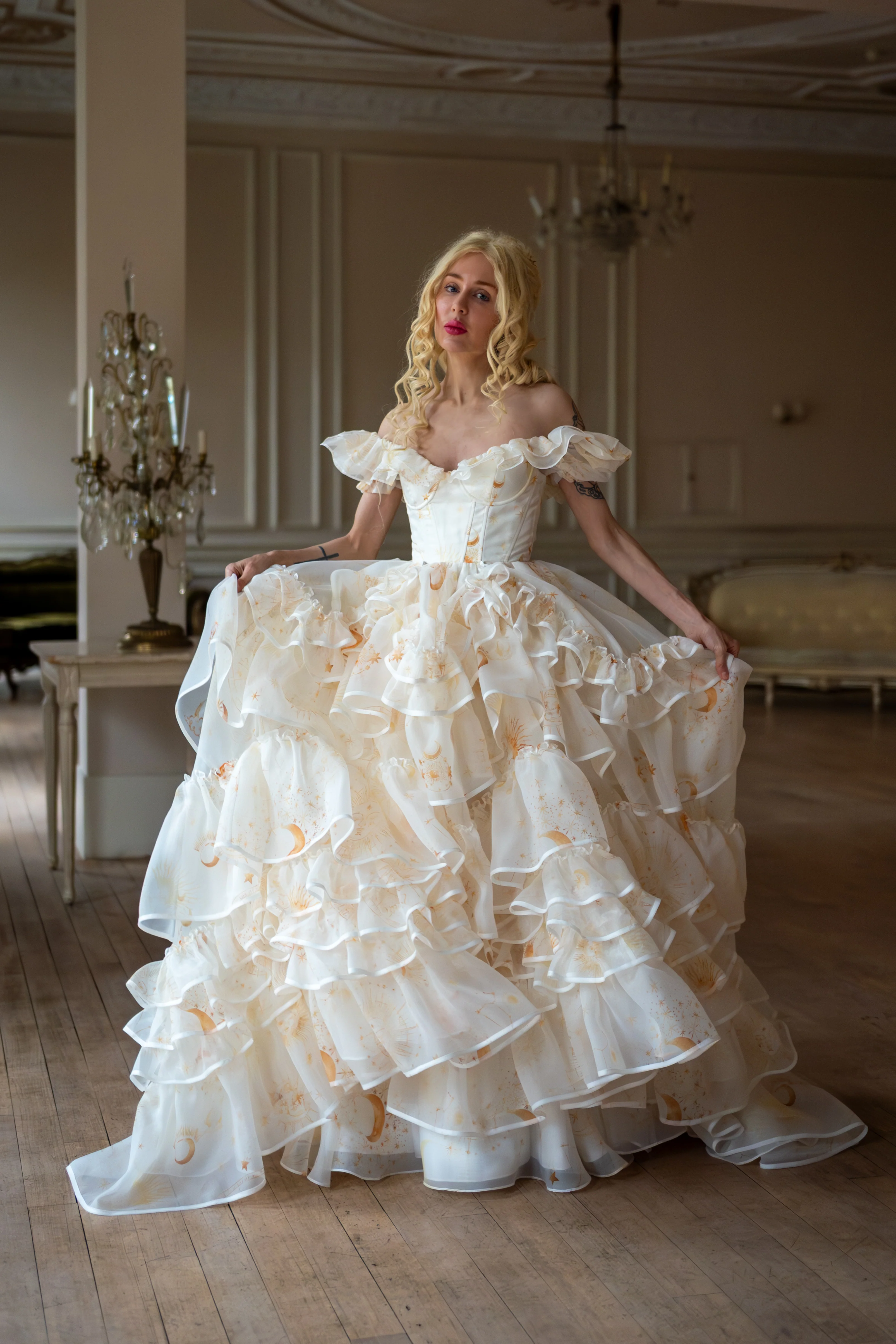 Lunaire Veil Opera Gown - Image 5