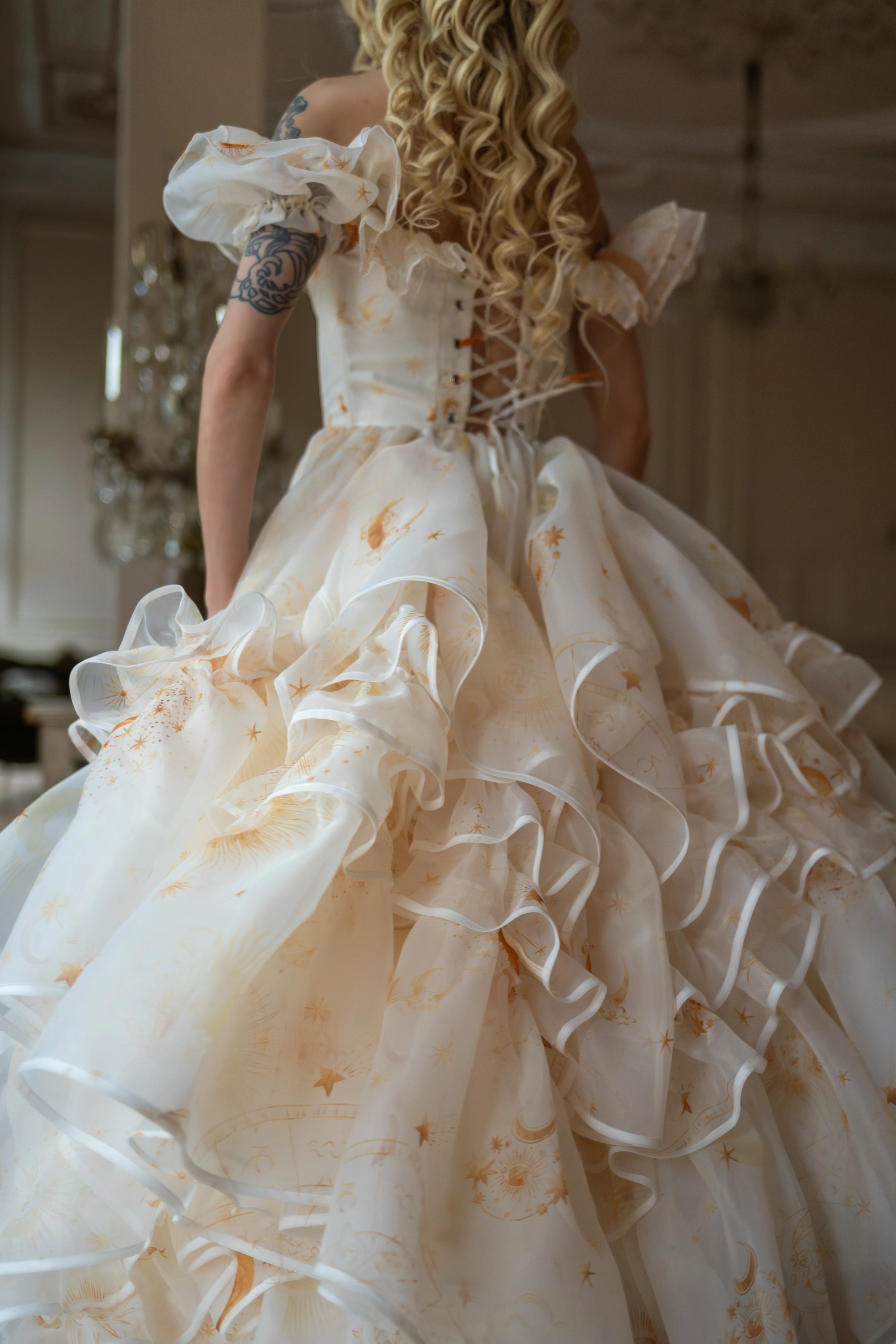 Lunaire Veil Opera Gown - Image 6