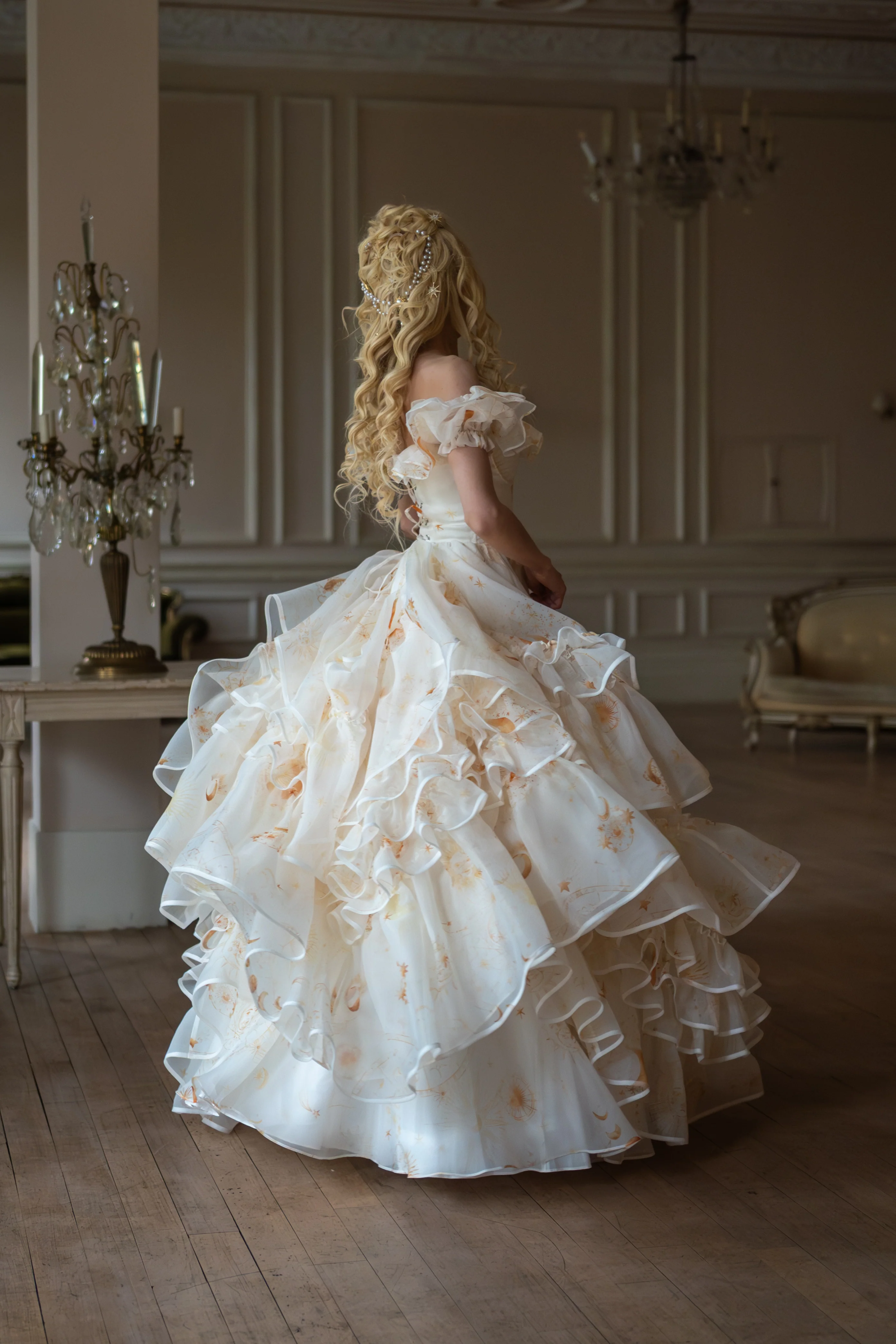 Lunaire Veil Opera Gown - Image 9