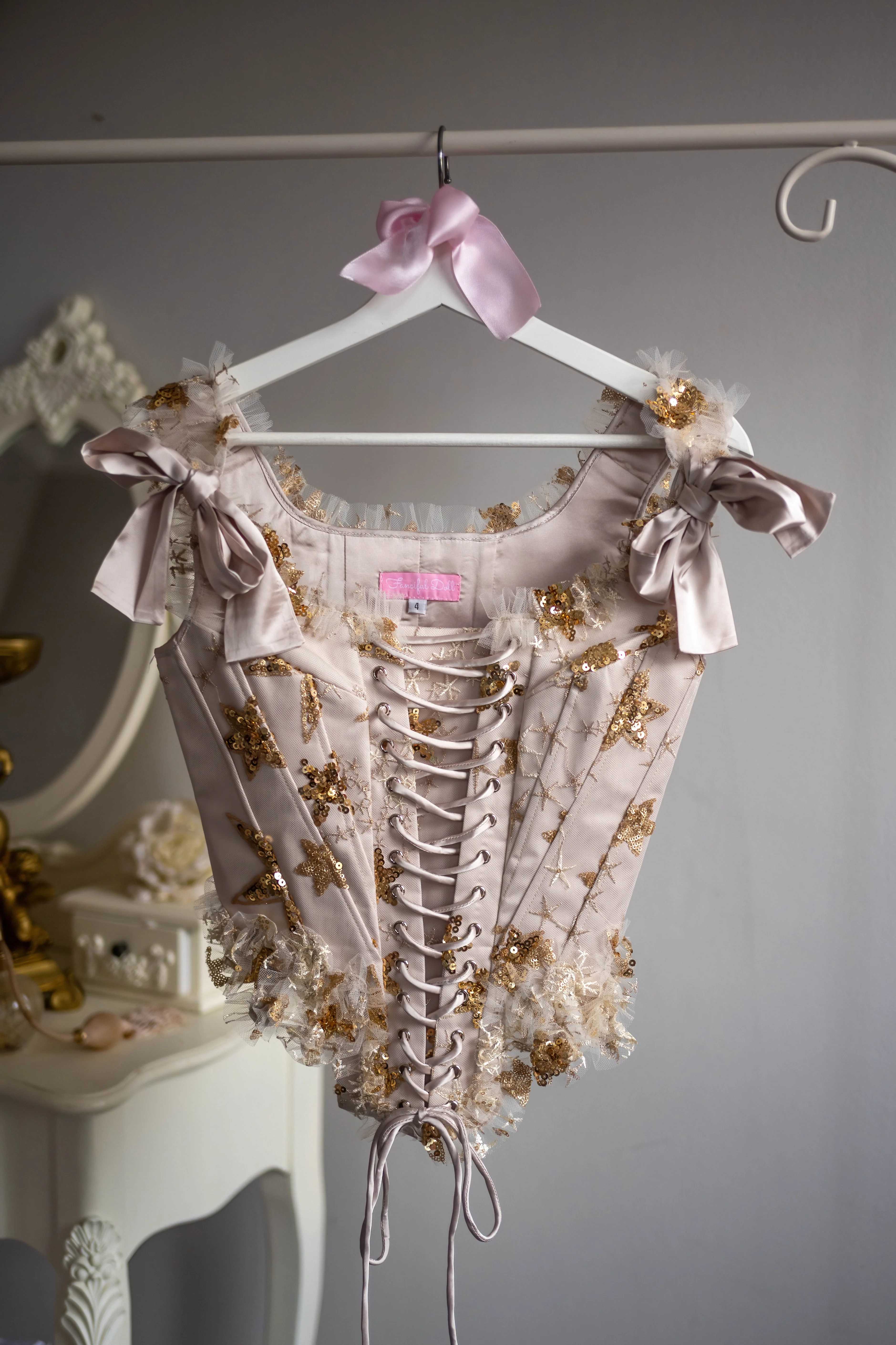 Midas Touch Pompadour Corset - Image 3