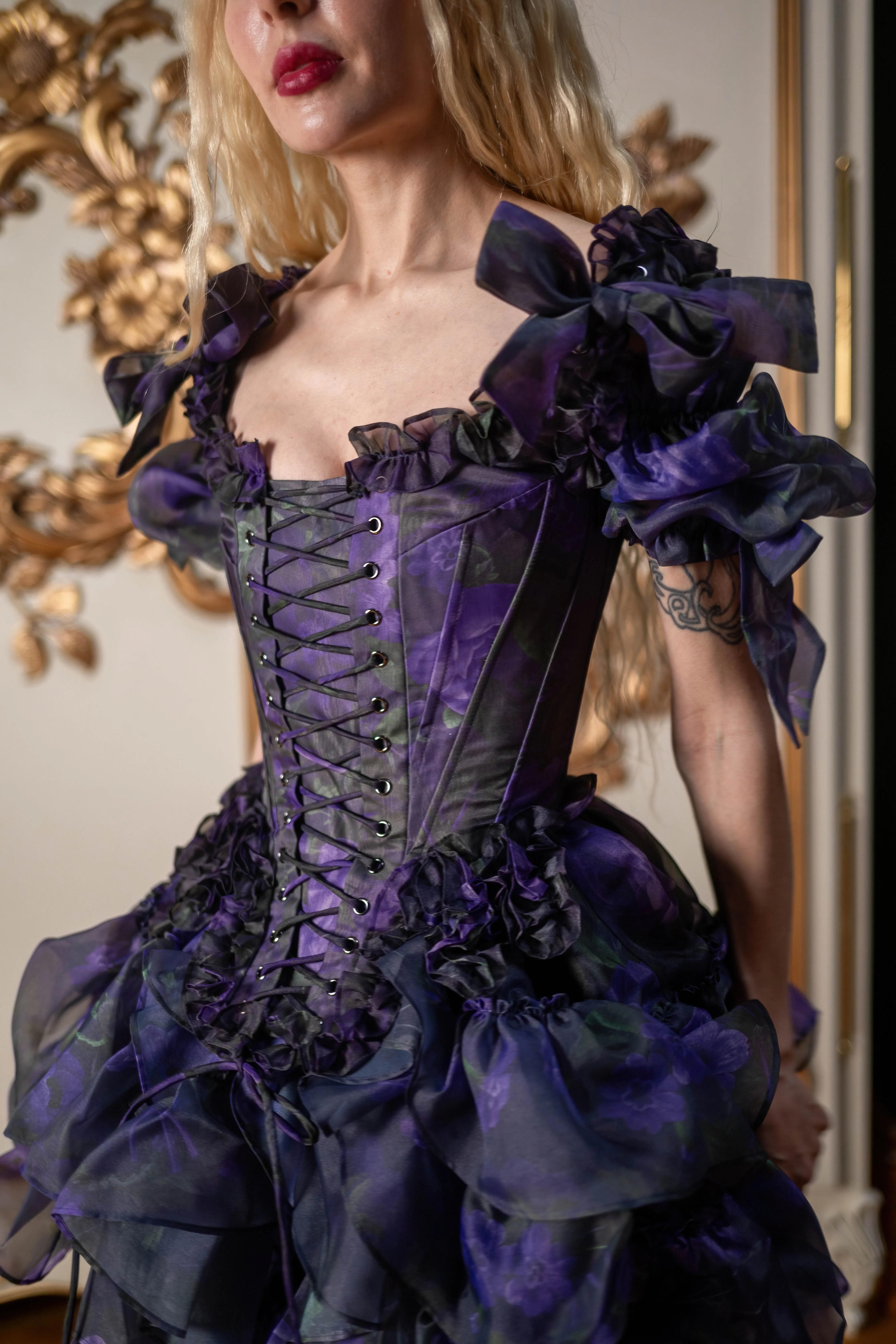 Moonlight Sonata Pompadour Corset - Image 11
