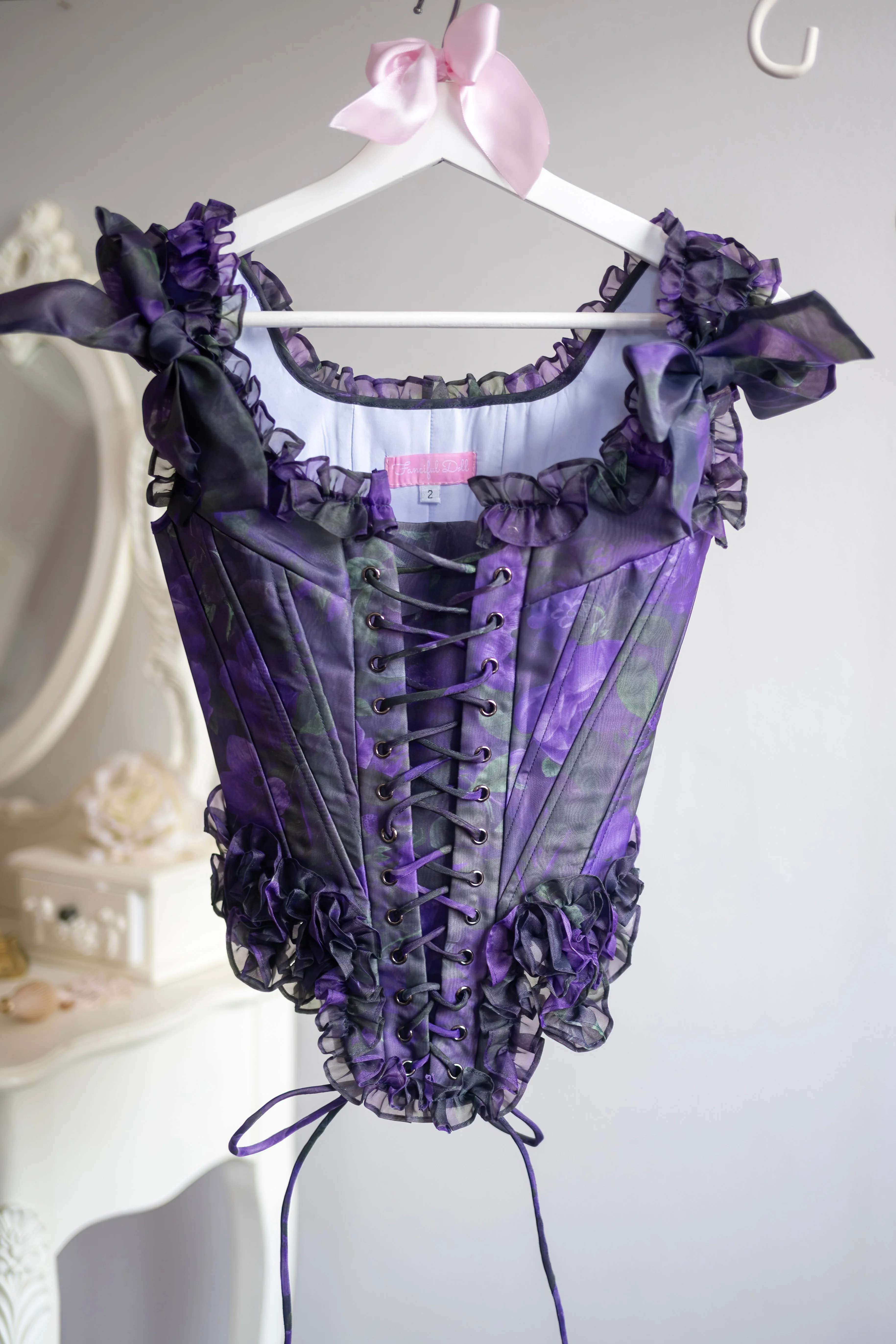 Moonlight Sonata Pompadour Corset - Image 13
