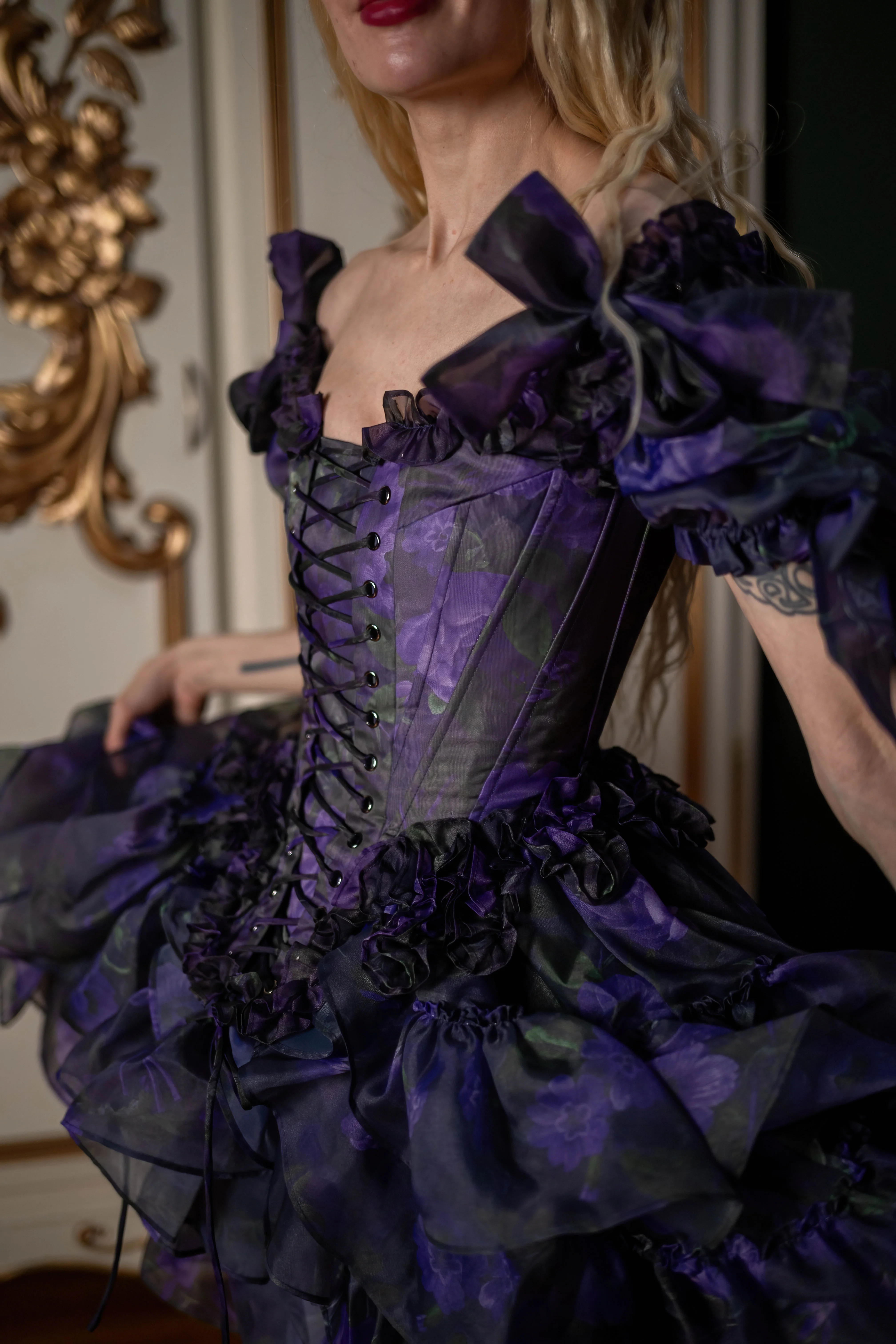 Moonlight Sonata Pompadour Corset - Image 15
