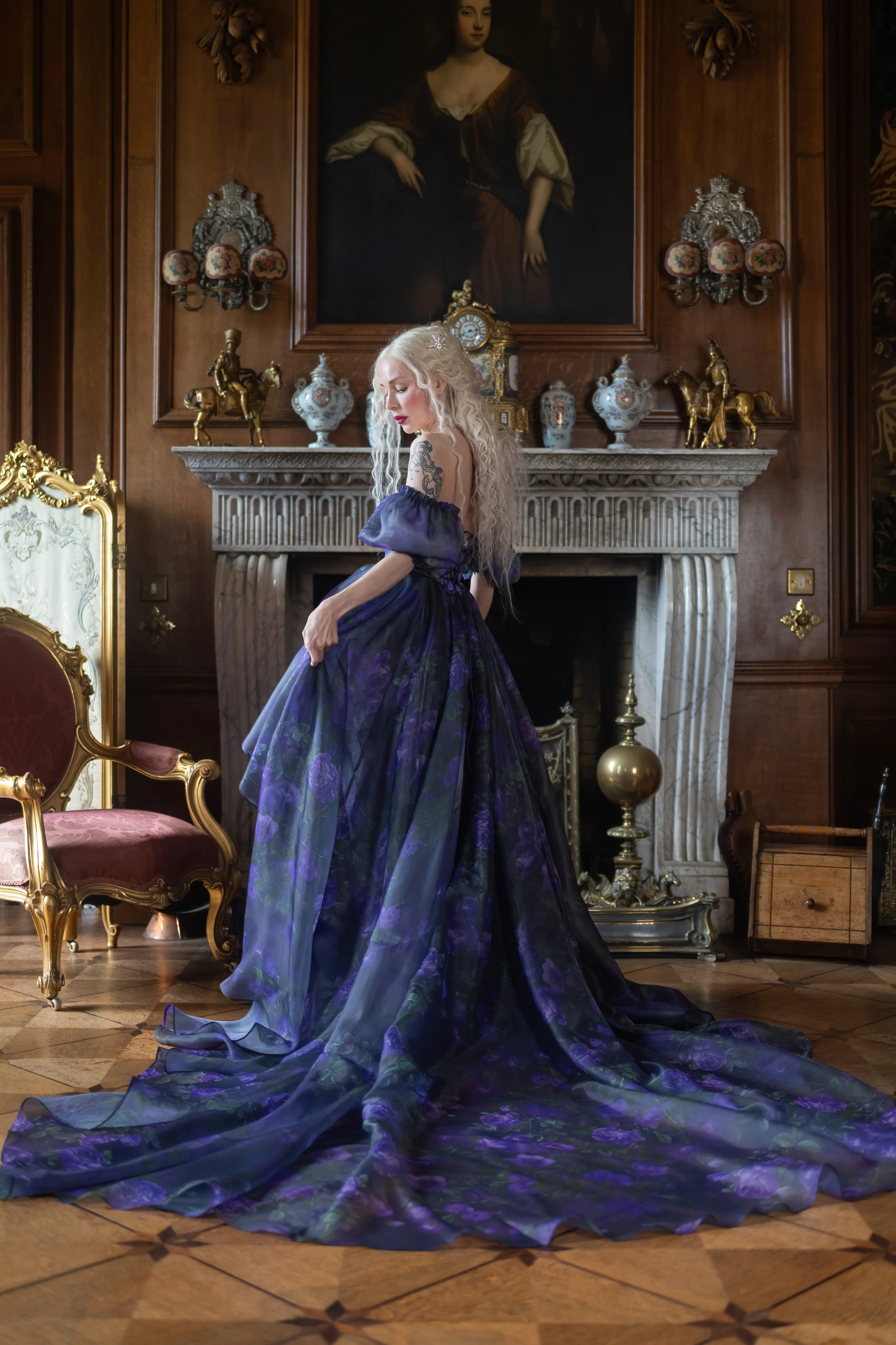 Moonlight Sonata Renaissance Gown - Image 10