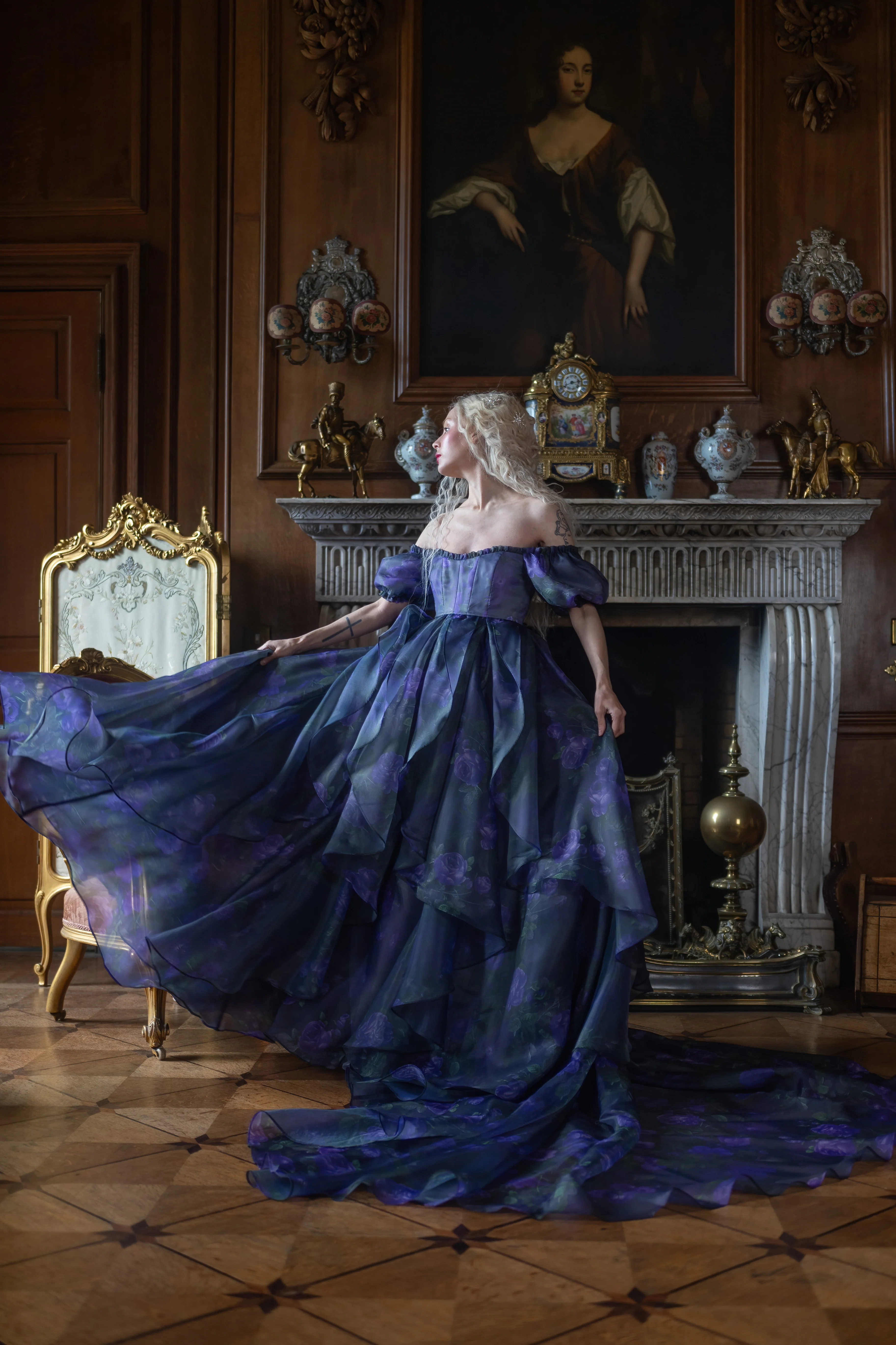 Moonlight Sonata Renaissance Gown - Image 11
