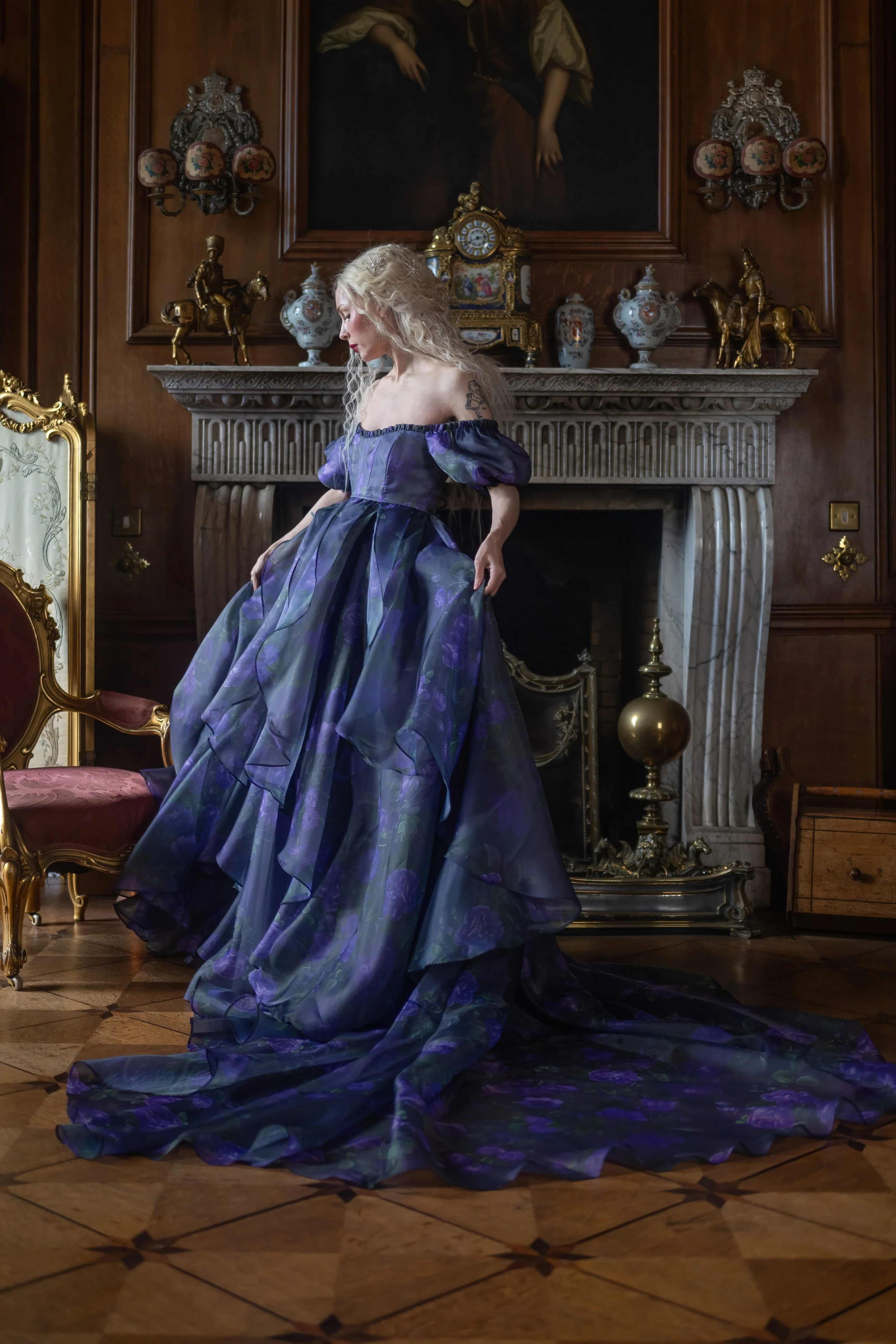 Moonlight Sonata Renaissance Gown - Image 15
