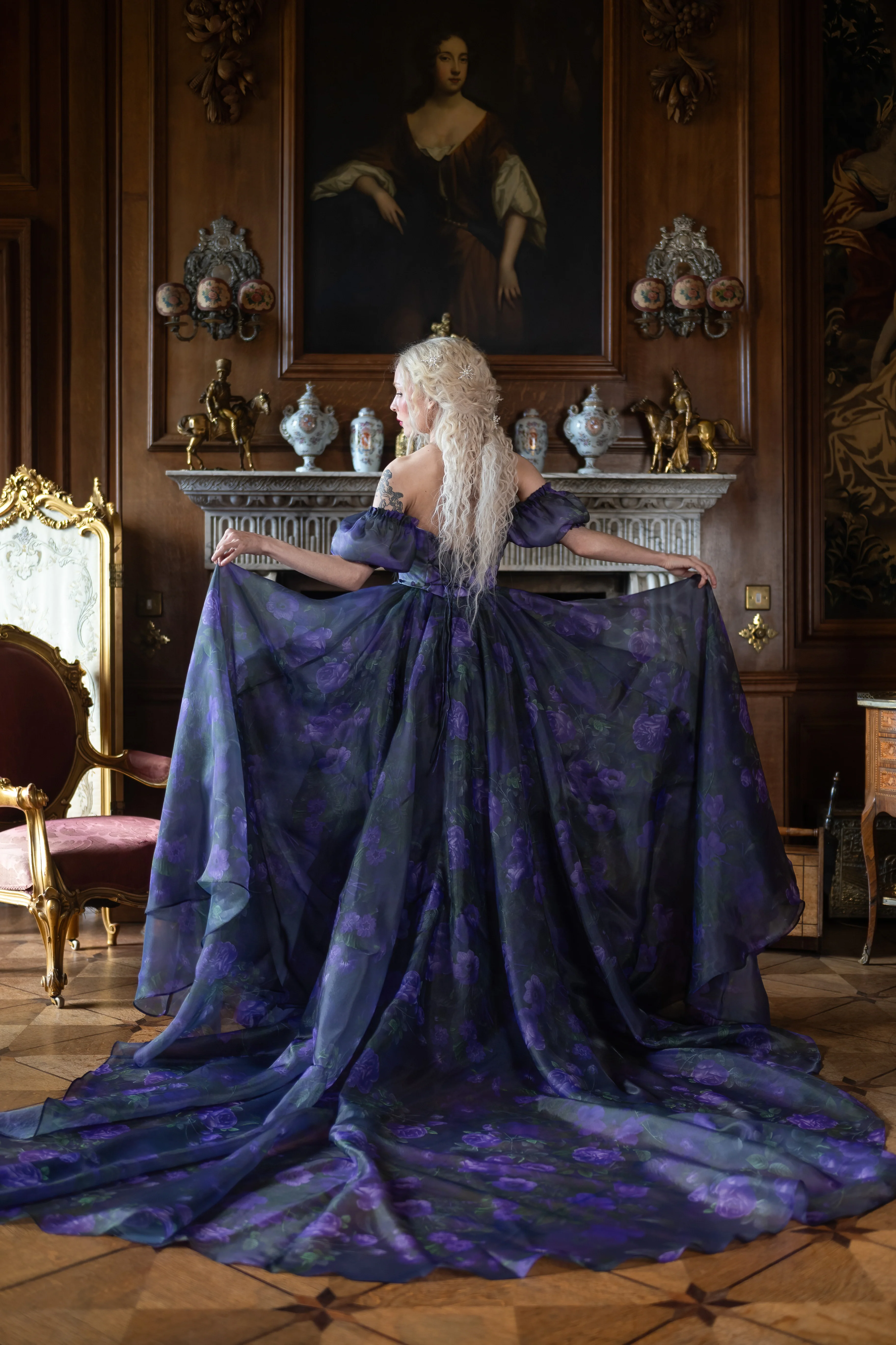 Moonlight Sonata Renaissance Gown - Image 17