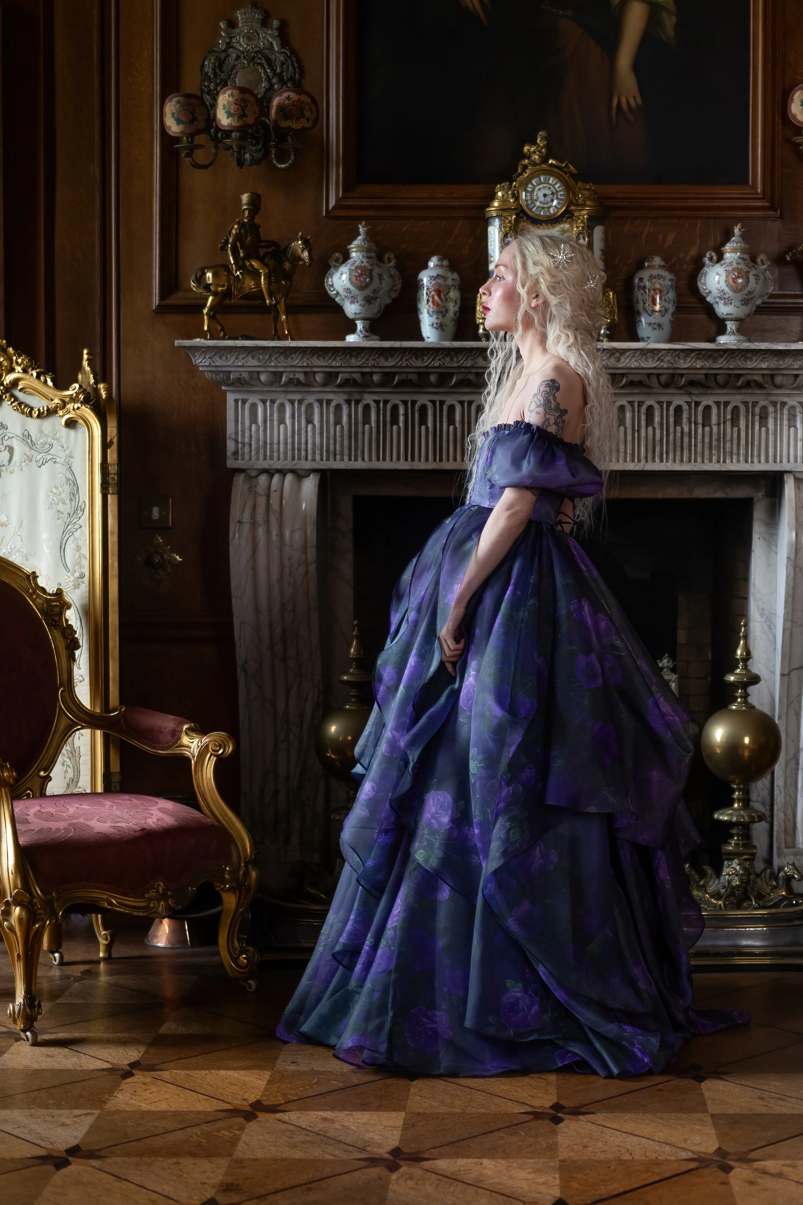 Moonlight Sonata Renaissance Gown - Image 19