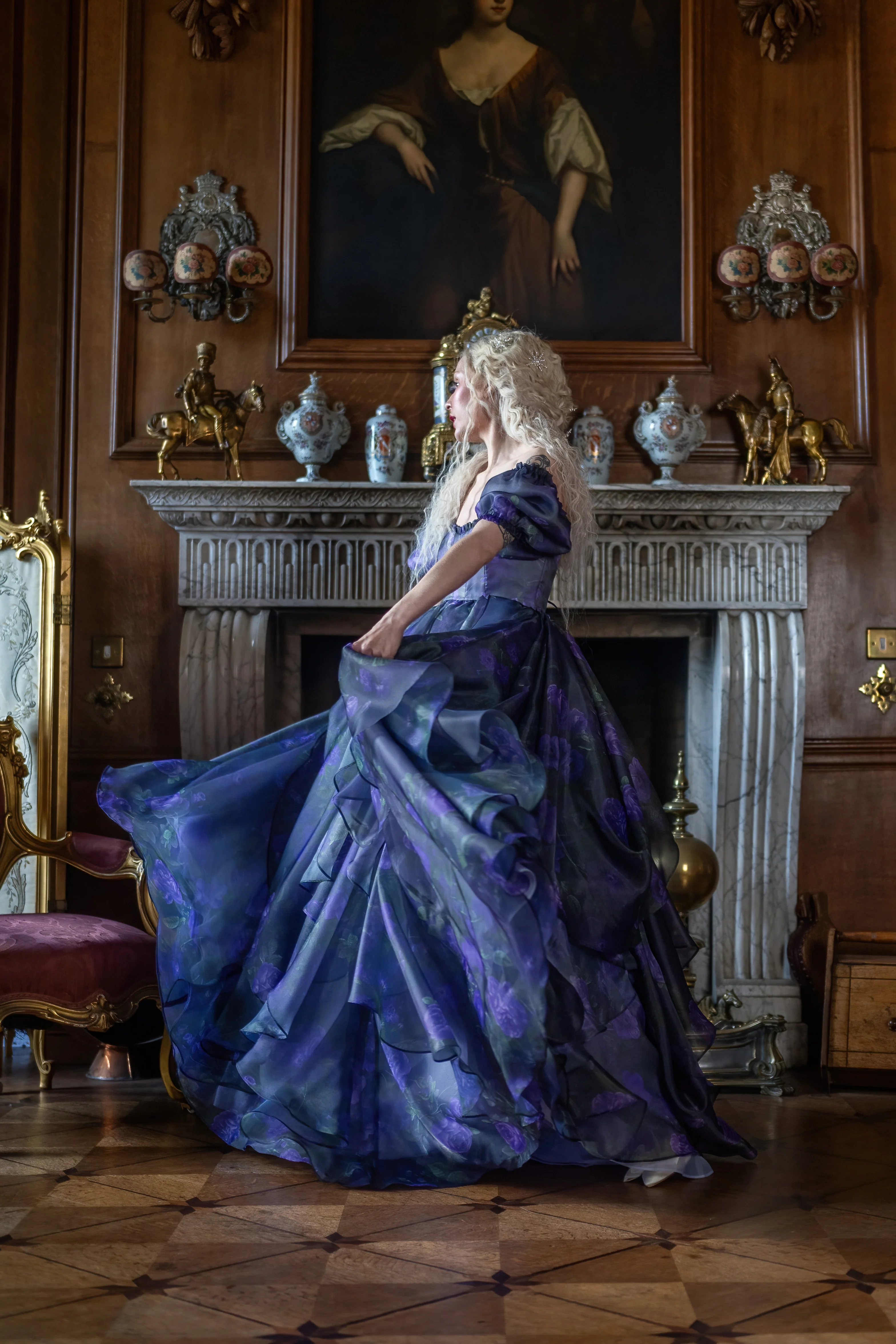Moonlight Sonata Renaissance Gown - Image 23