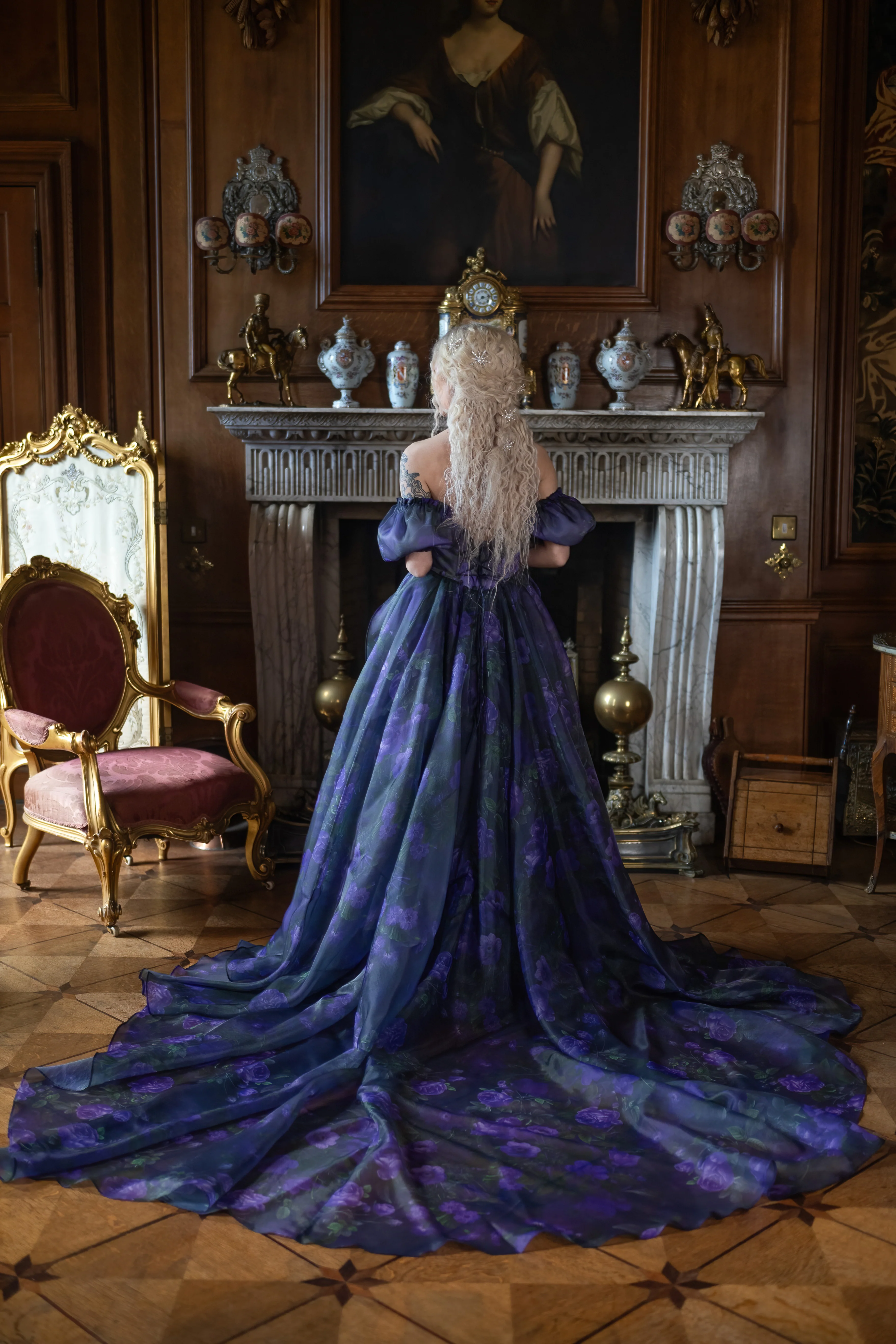 Moonlight Sonata Renaissance Gown - Image 24