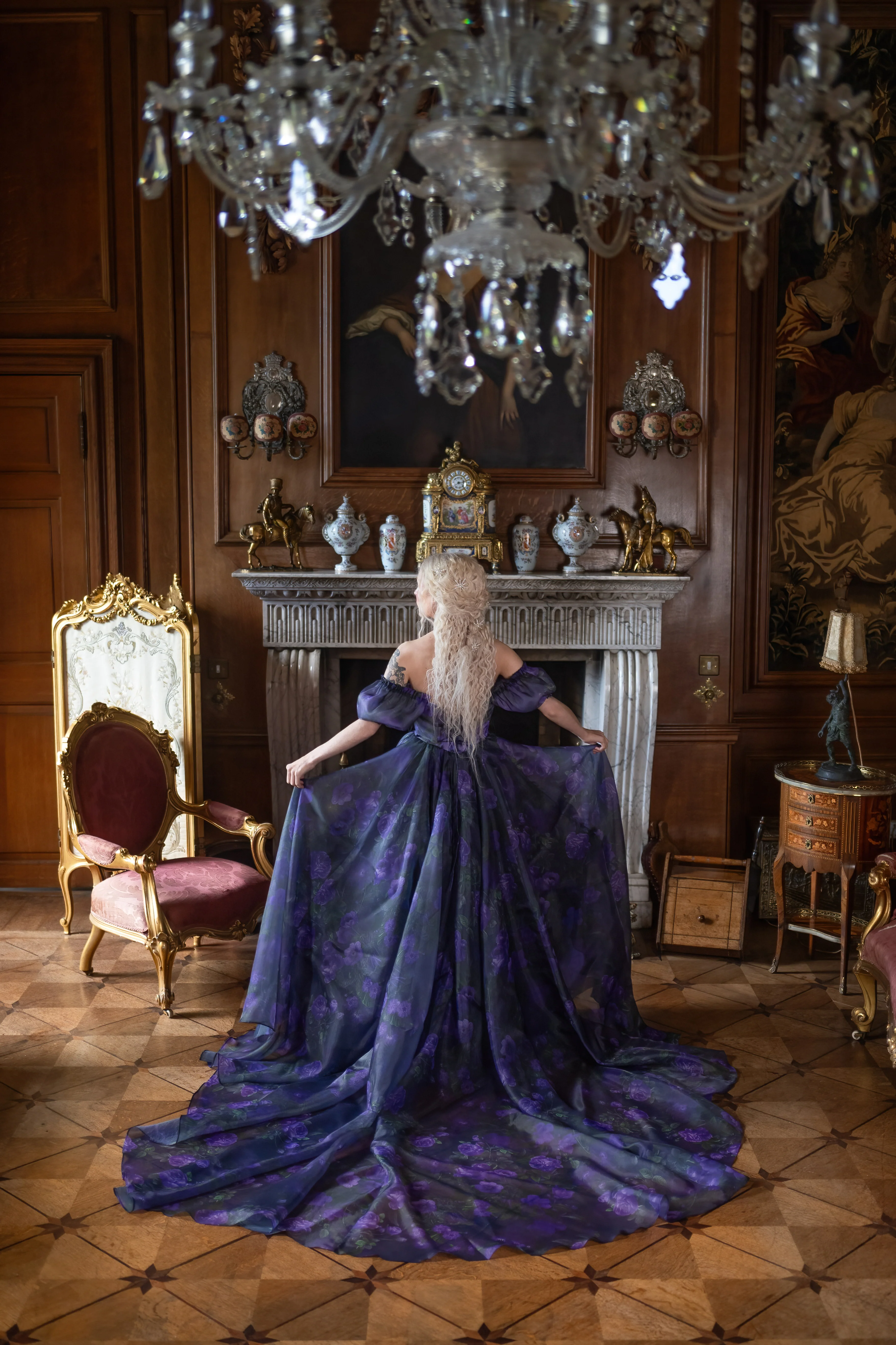 Moonlight Sonata Renaissance Gown - Image 3