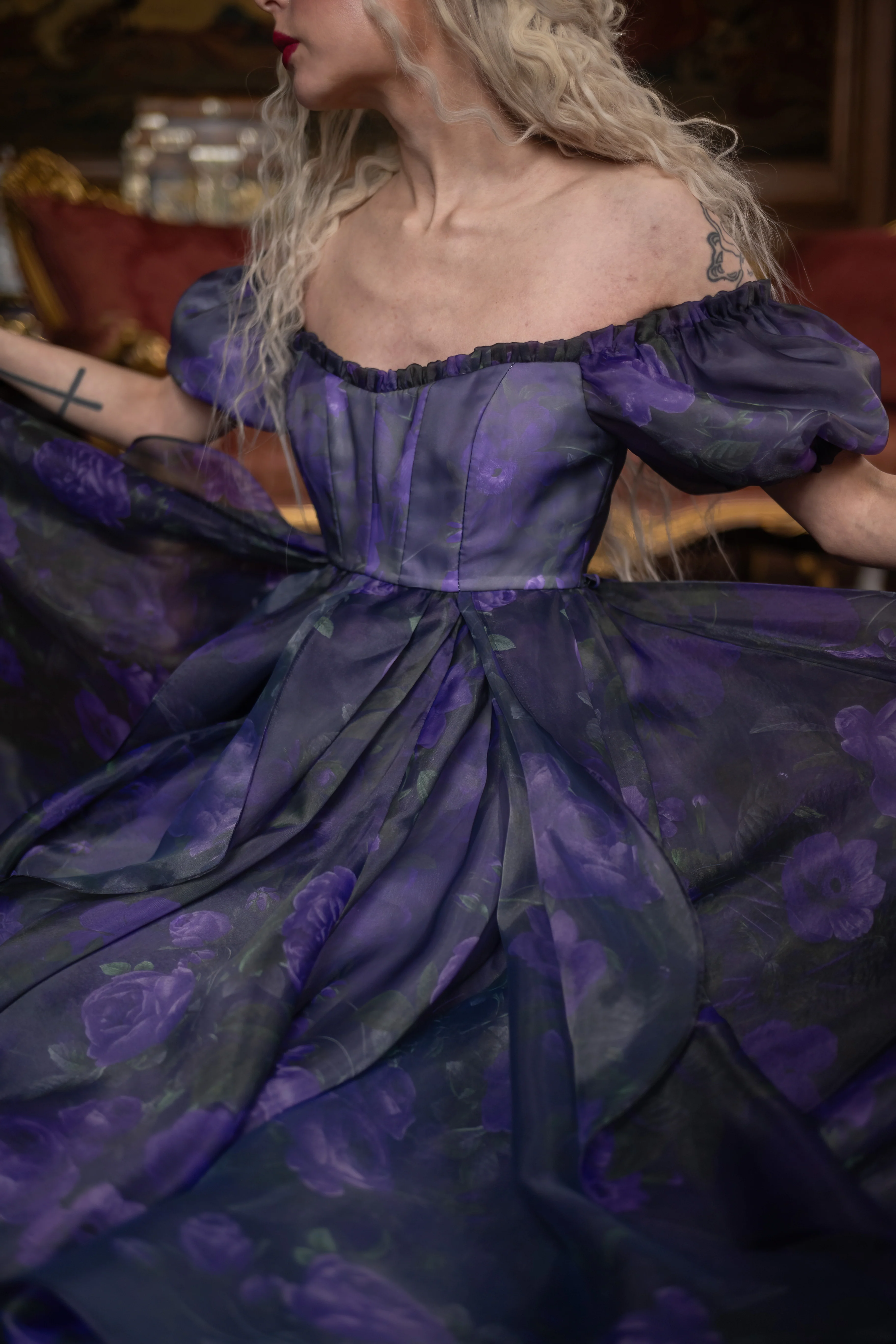 Moonlight Sonata Renaissance Gown - Image 6