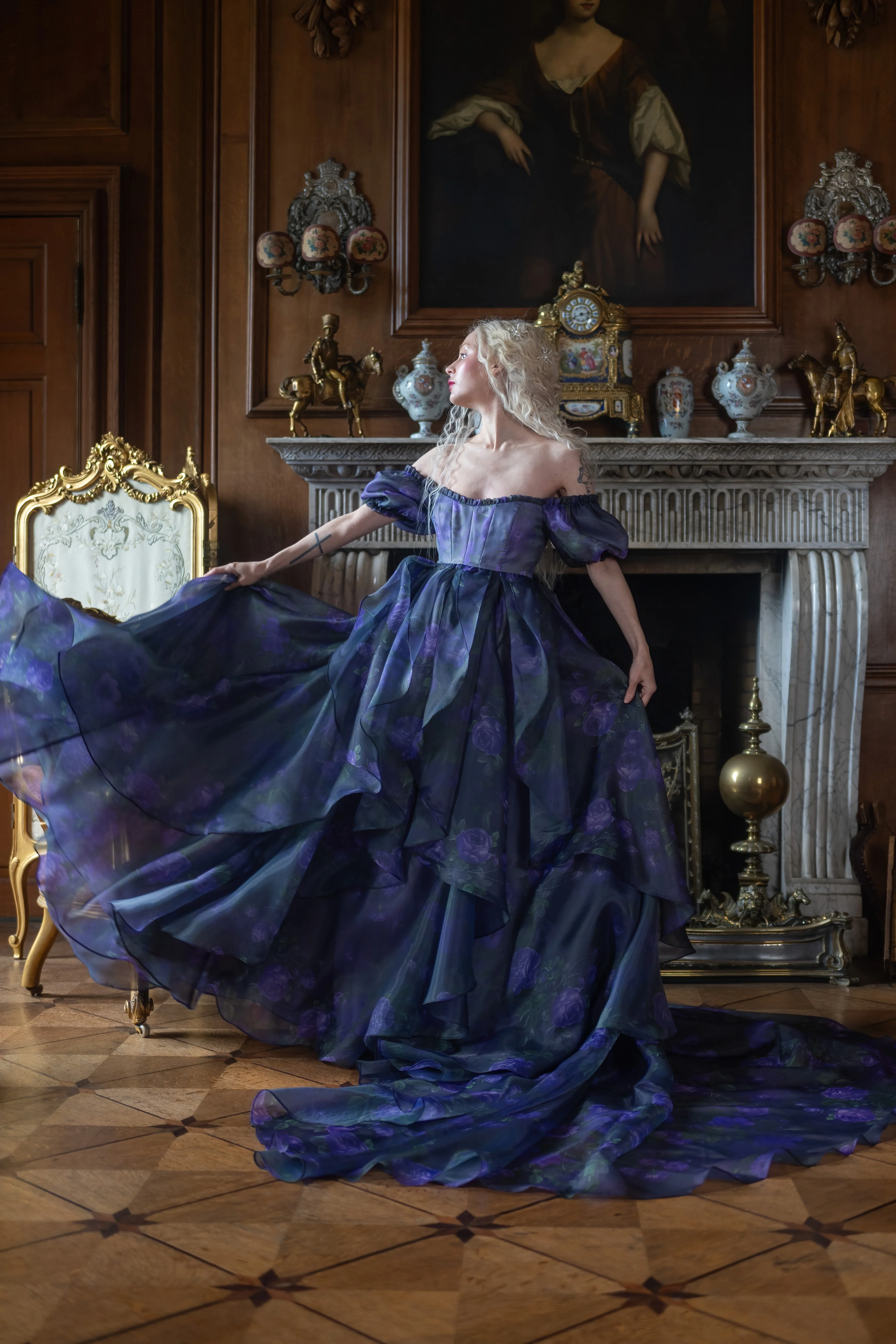 Moonlight Sonata Renaissance Gown - Image 8