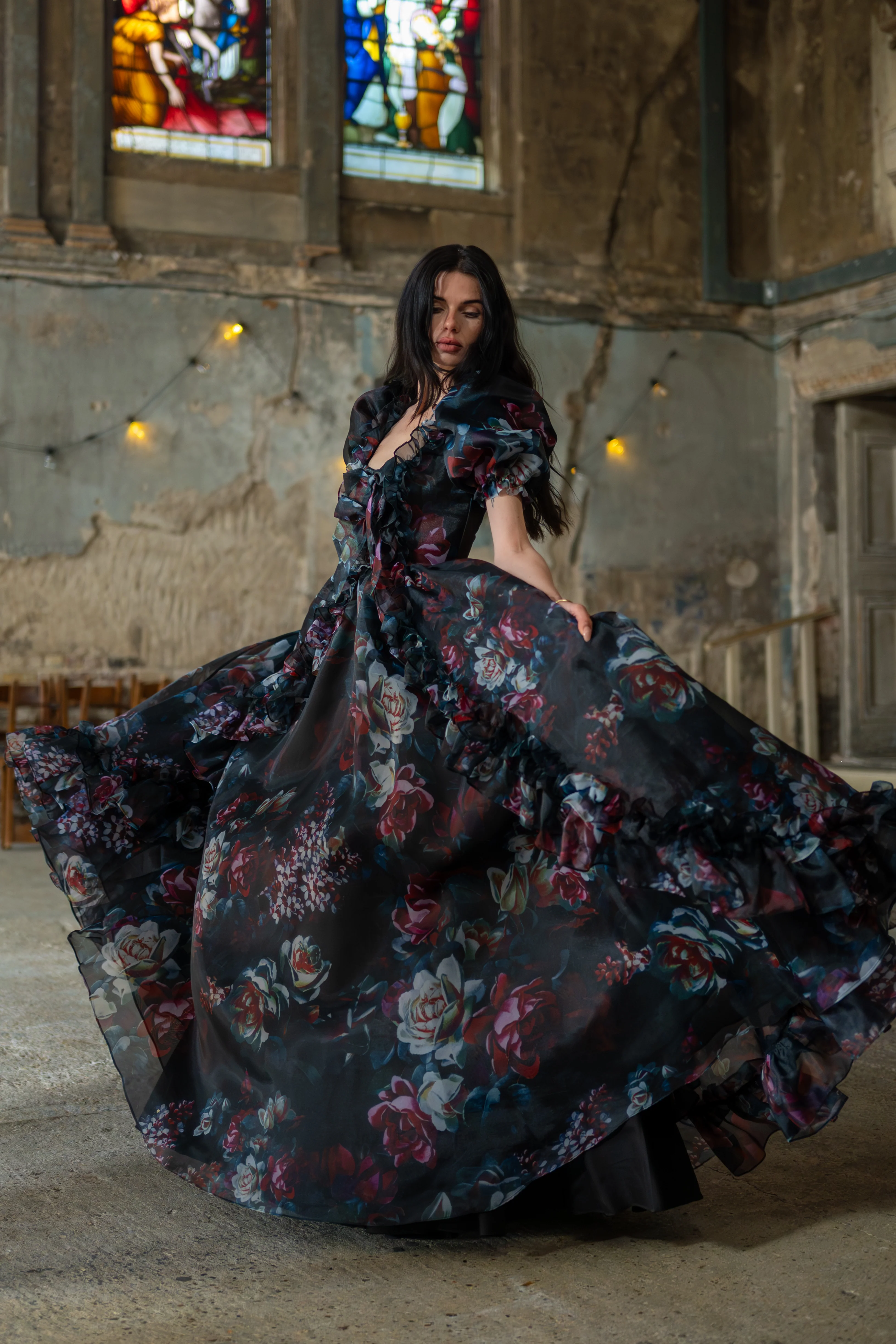 Nocturnal Beauty Duchess Gown - Image 10