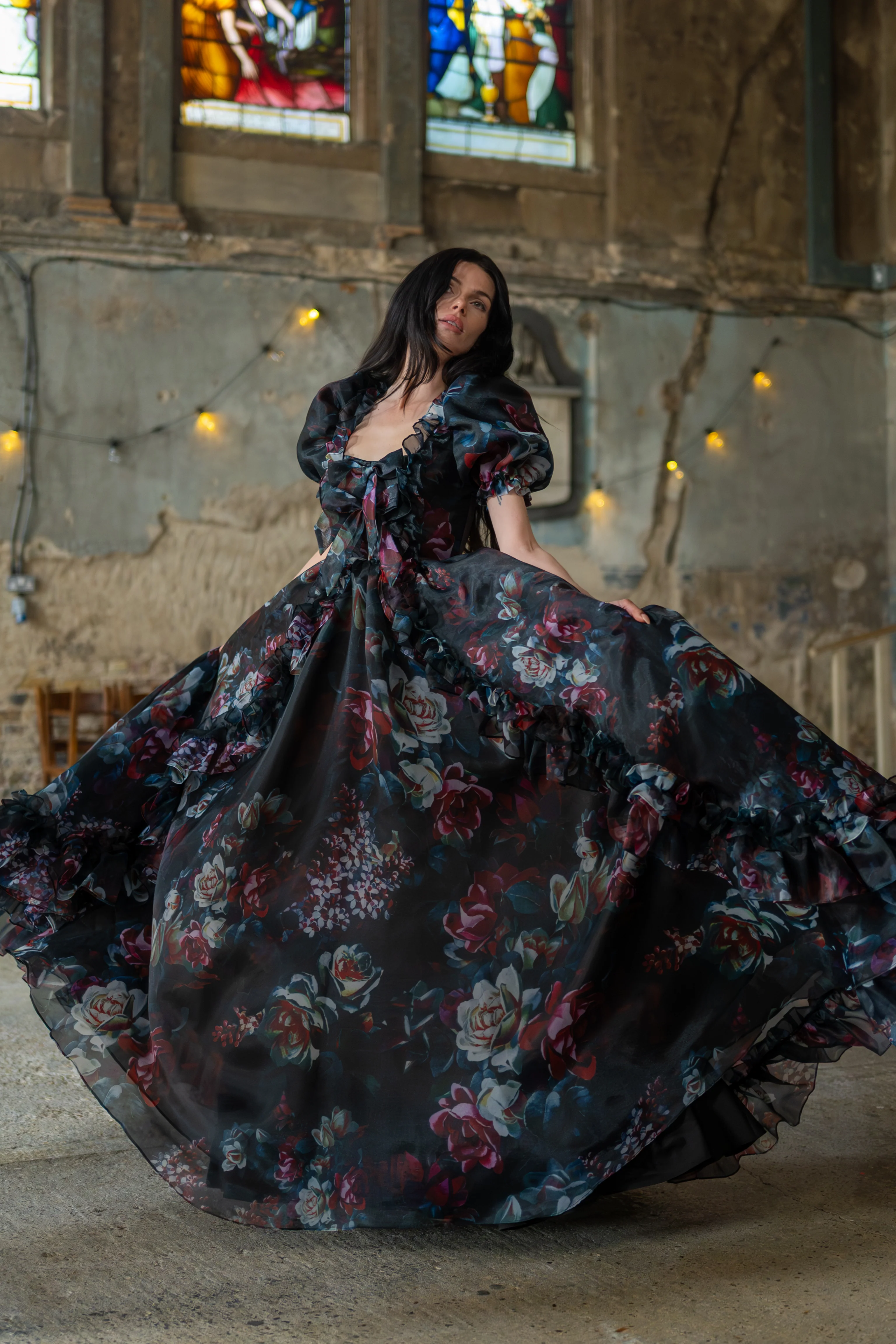 Nocturnal Beauty Duchess Gown - Image 4