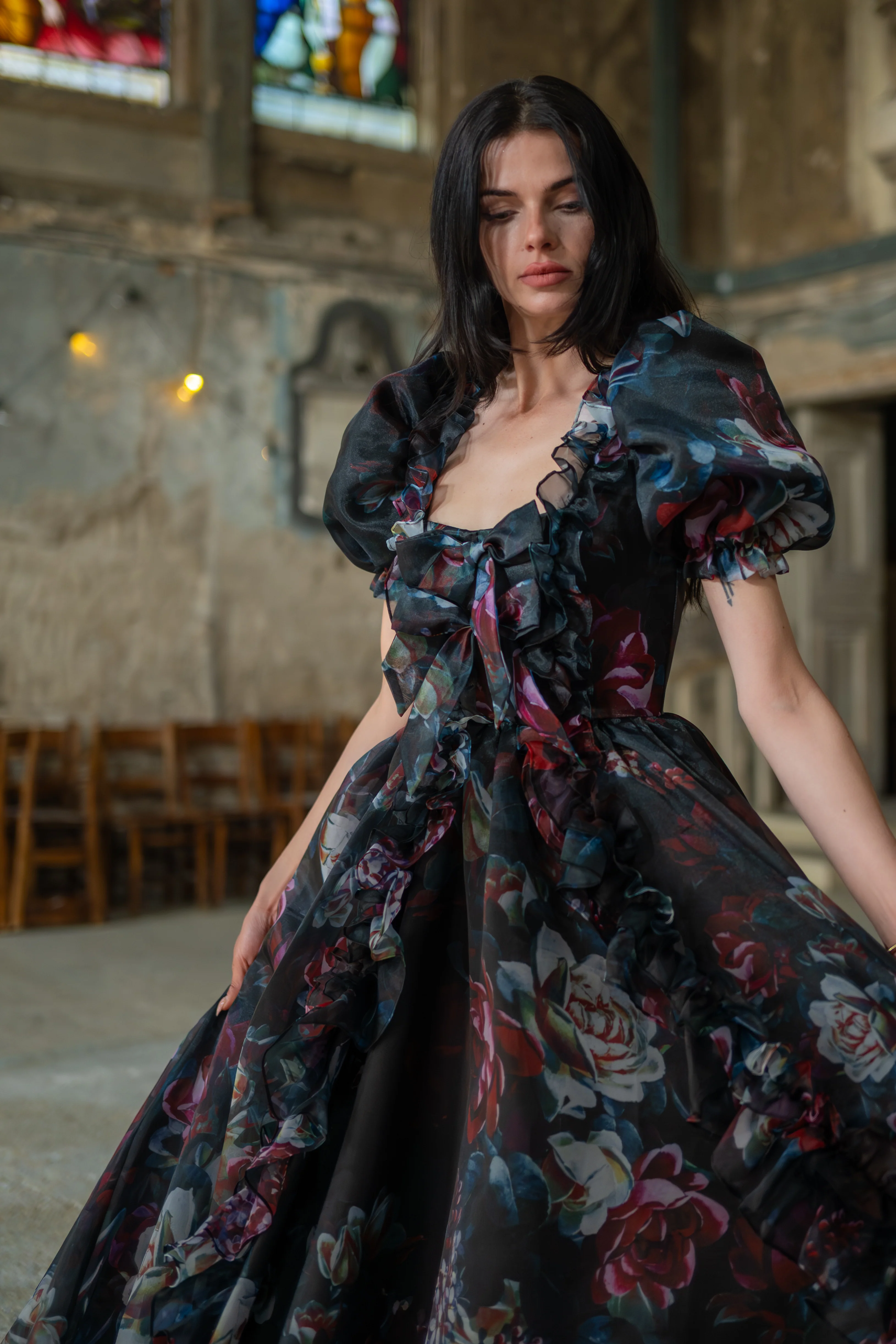Nocturnal Beauty Duchess Gown - Image 6