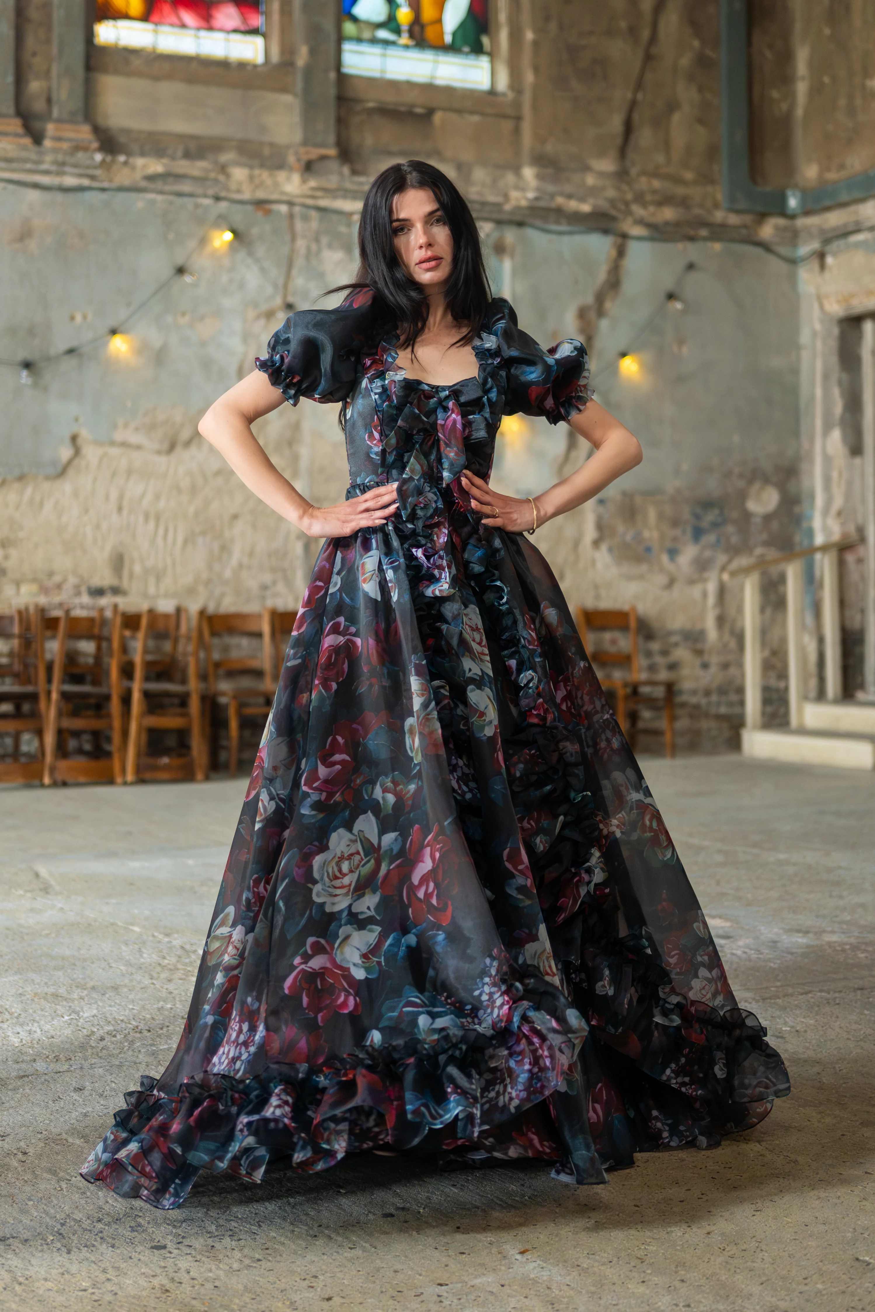 Nocturnal Beauty Duchess Gown - Image 7