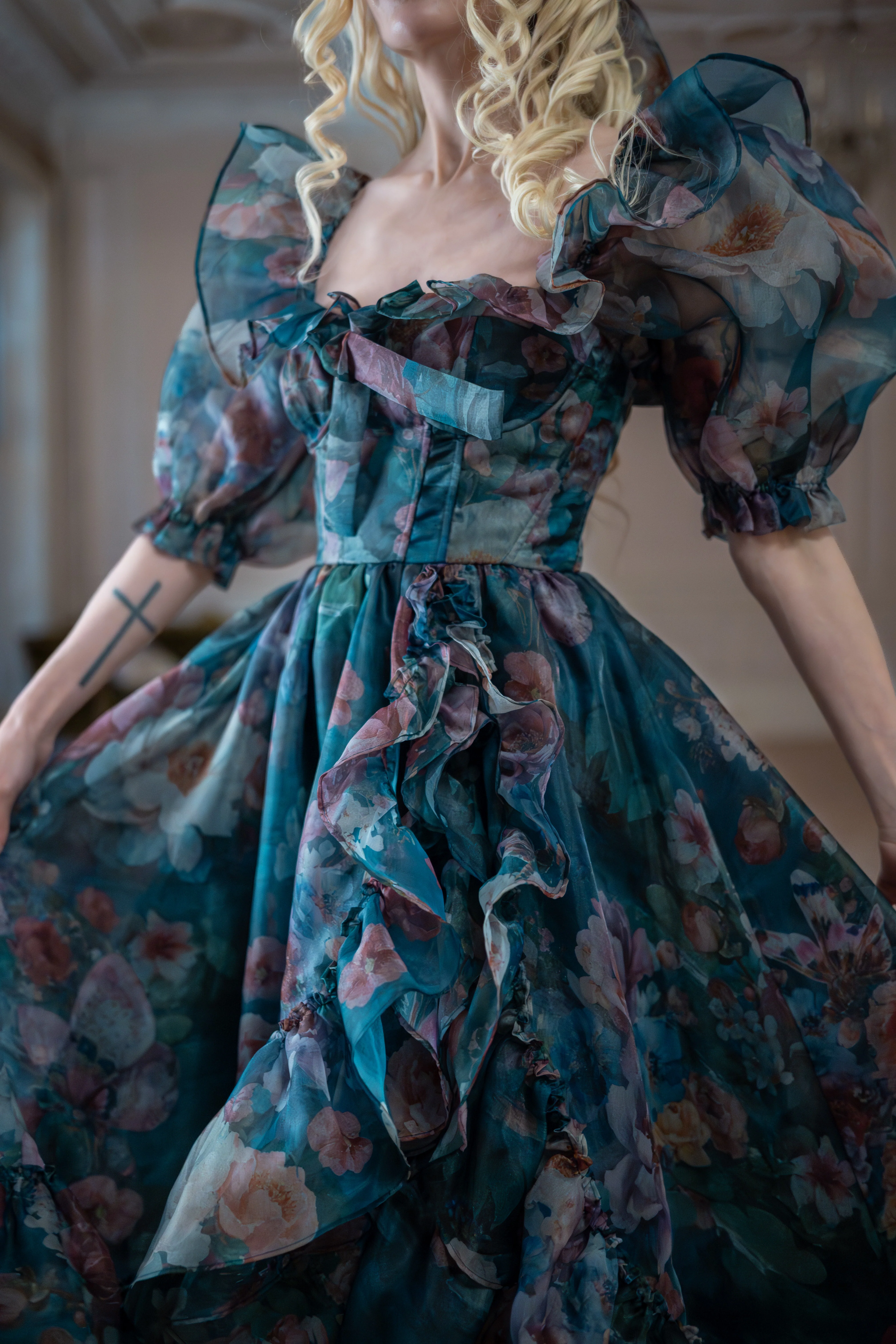 Ophelia Bluestocking Dress - Image 14