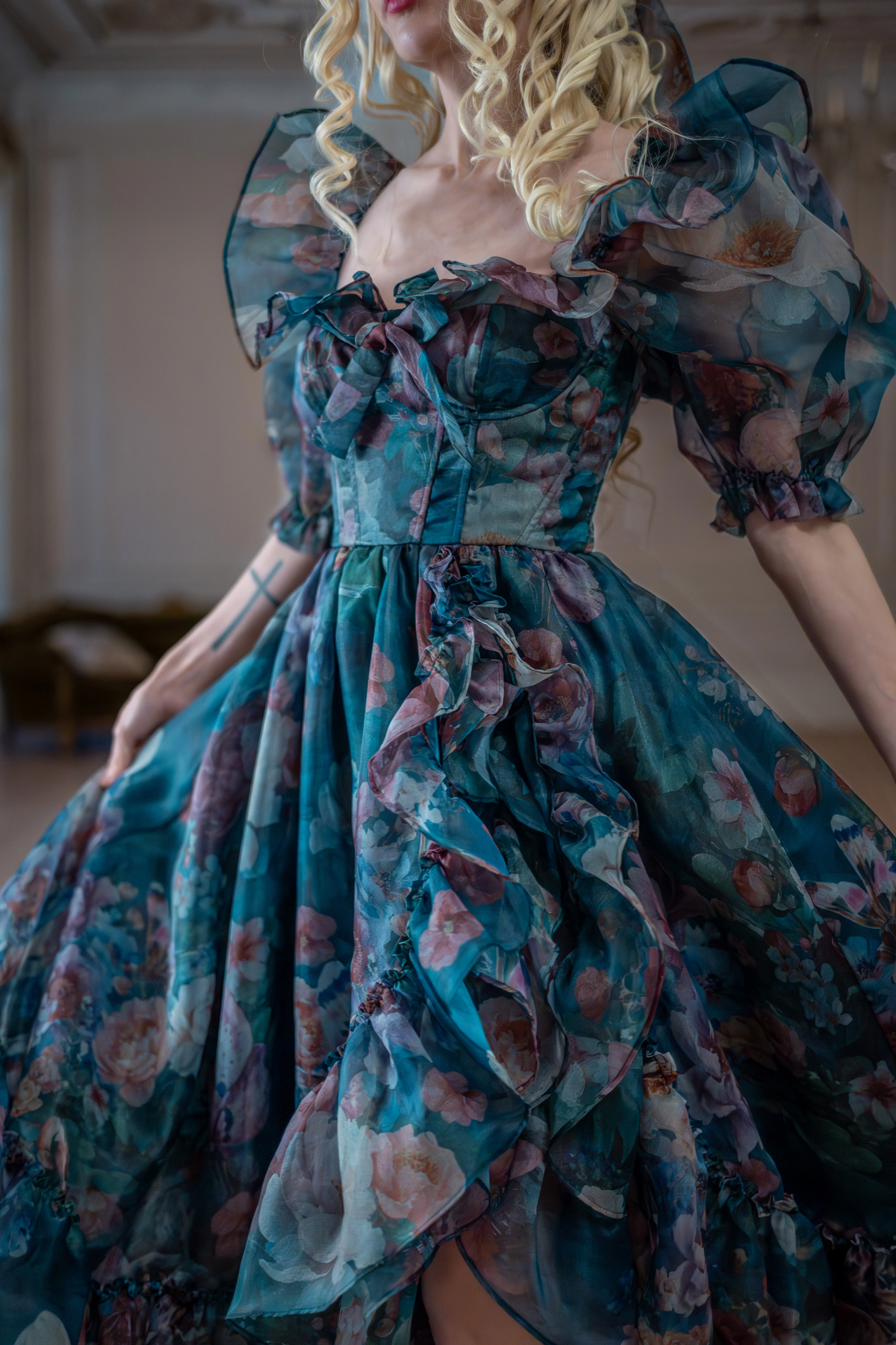 Ophelia Bluestocking Dress - Image 8