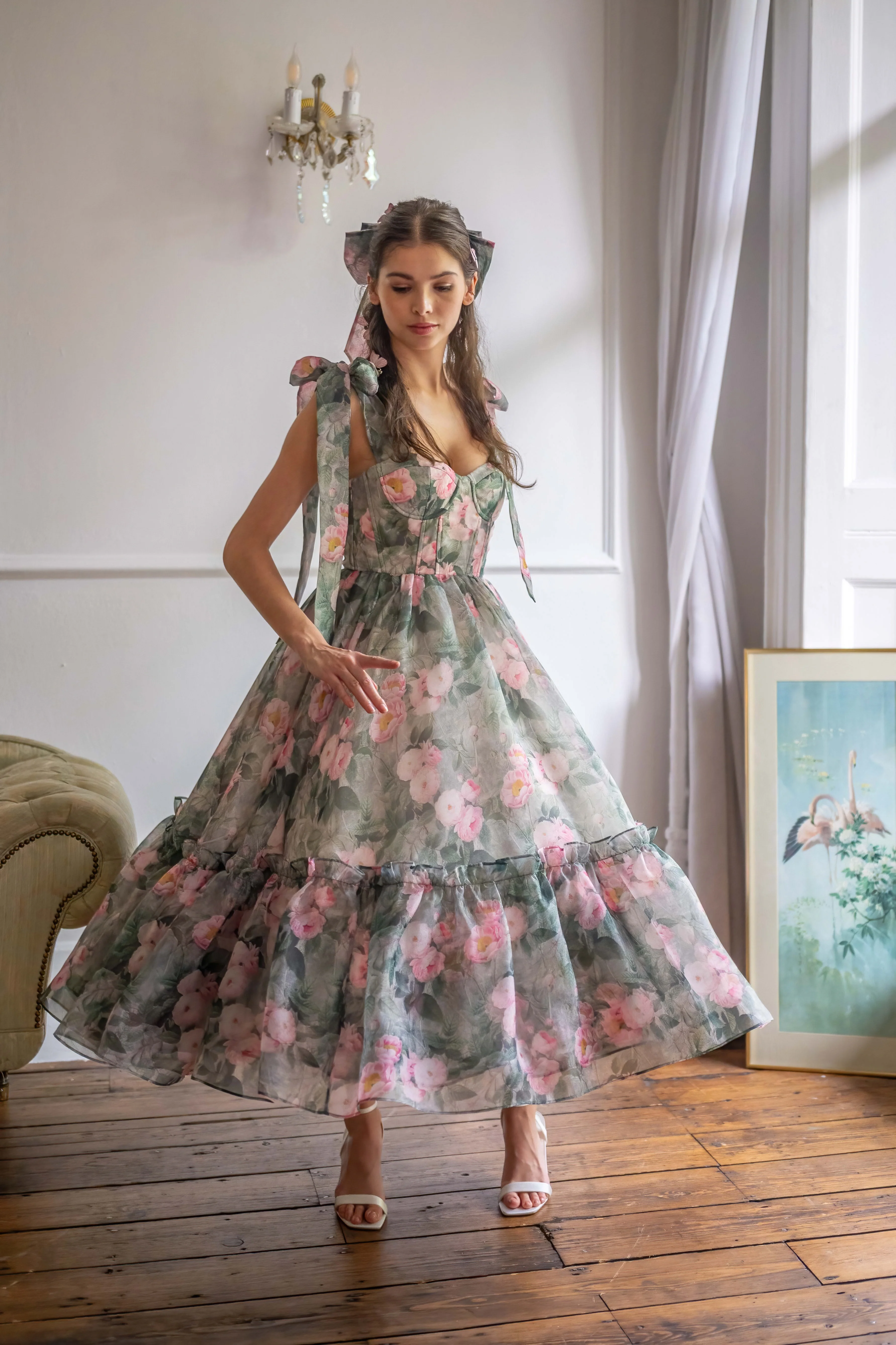 Peony Bouquet Symphony Dress