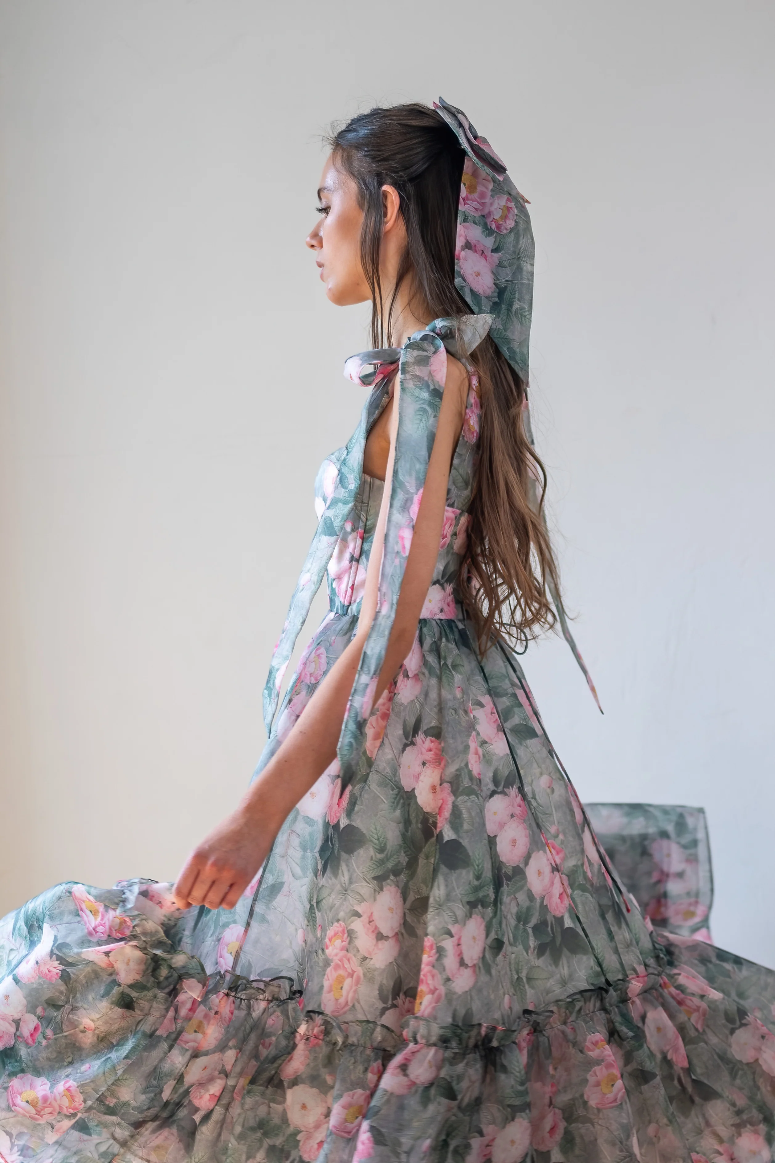Peony Bouquet Symphony Dress - Image 10